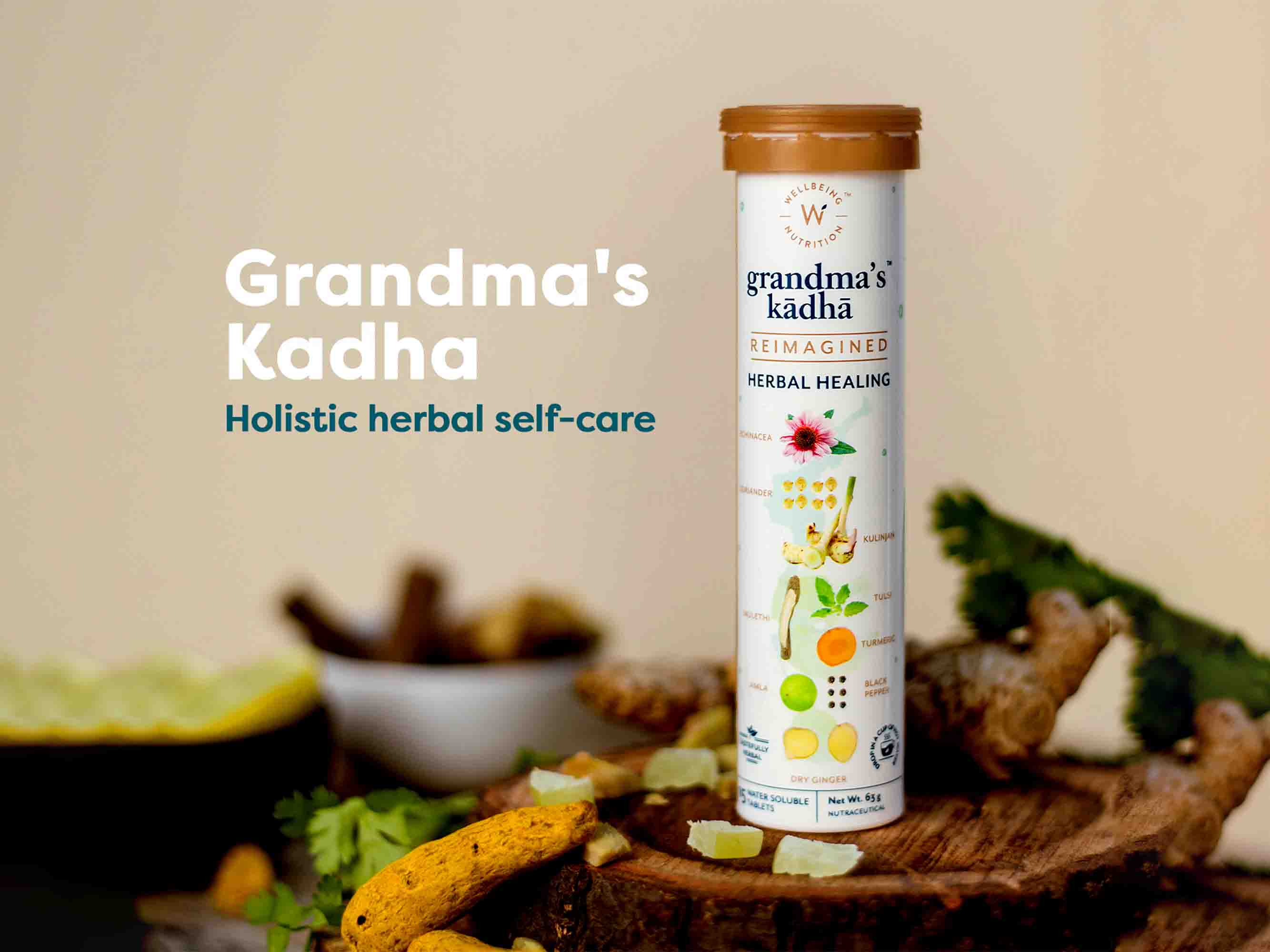Wellbeing Nutrition Grandma's Kadha Herbal Tablet - Image 5