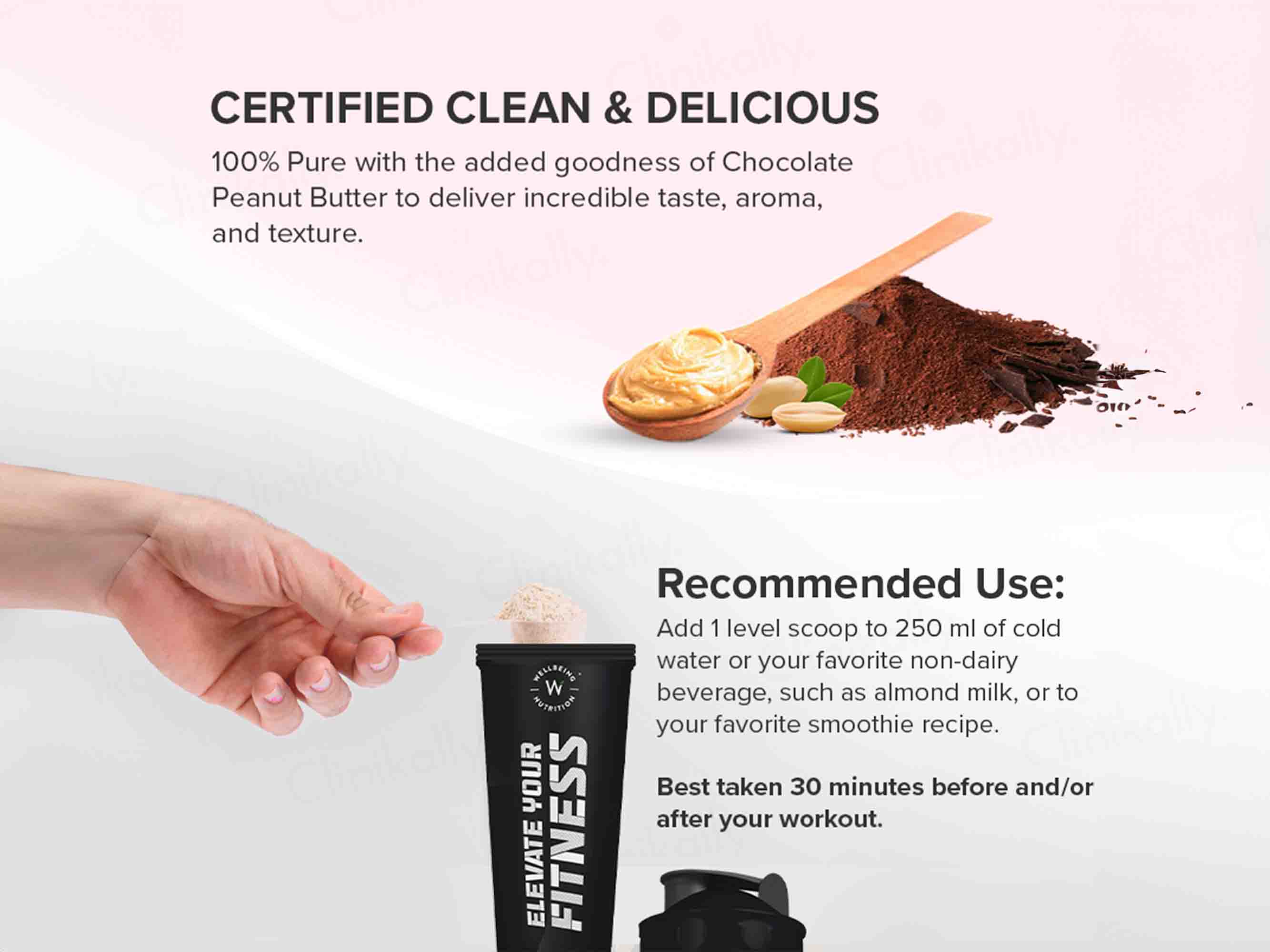 Wellbeing Nutrition Her Superfood Plant Protein Powder For Women - Chocolate Peanut Butter Flavour - Image 2