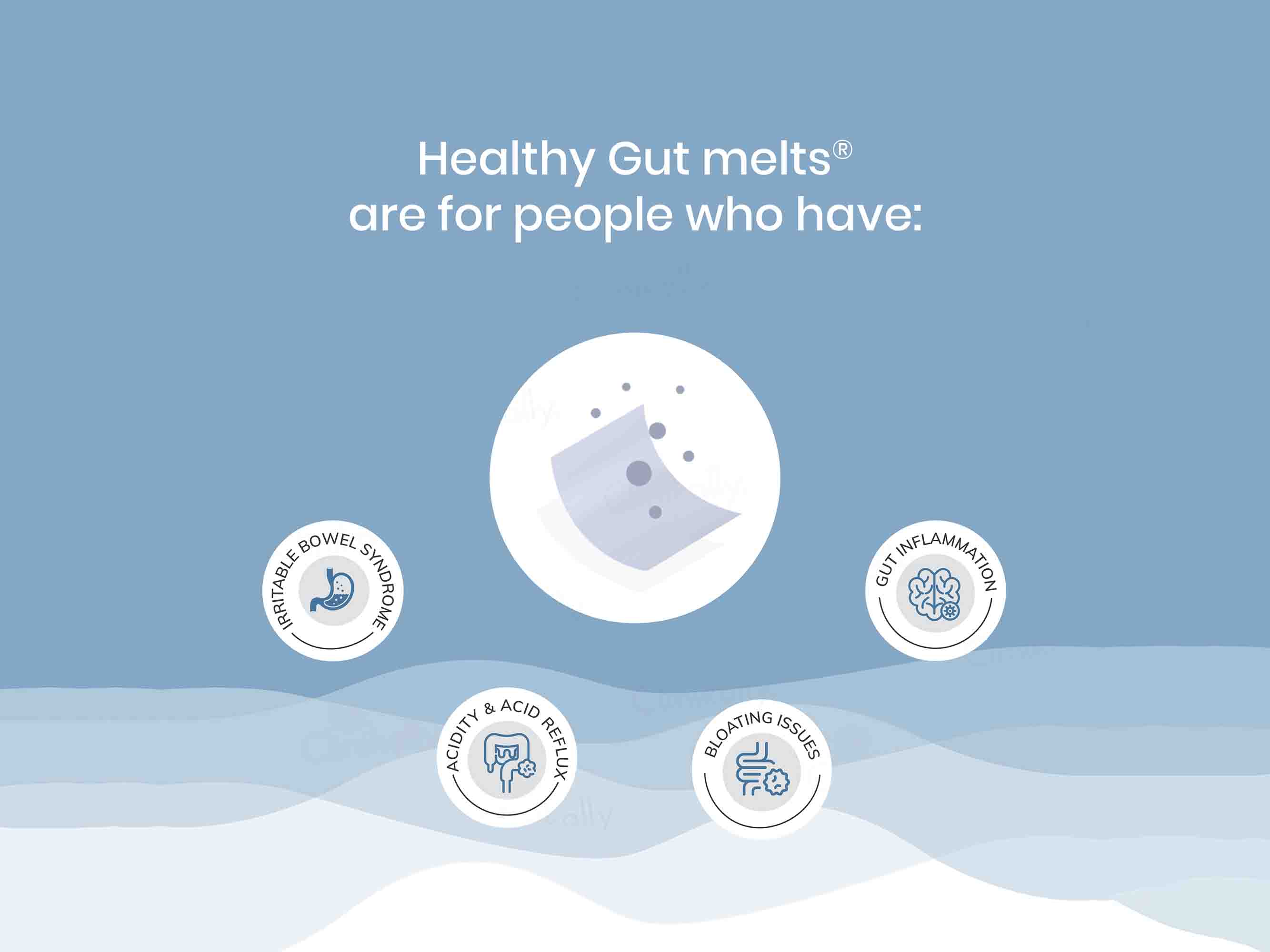 Wellbeing Nutrition Melts Into Healthy Gut Oral Strip - Mixed Berry Blast Flavour - Image 4