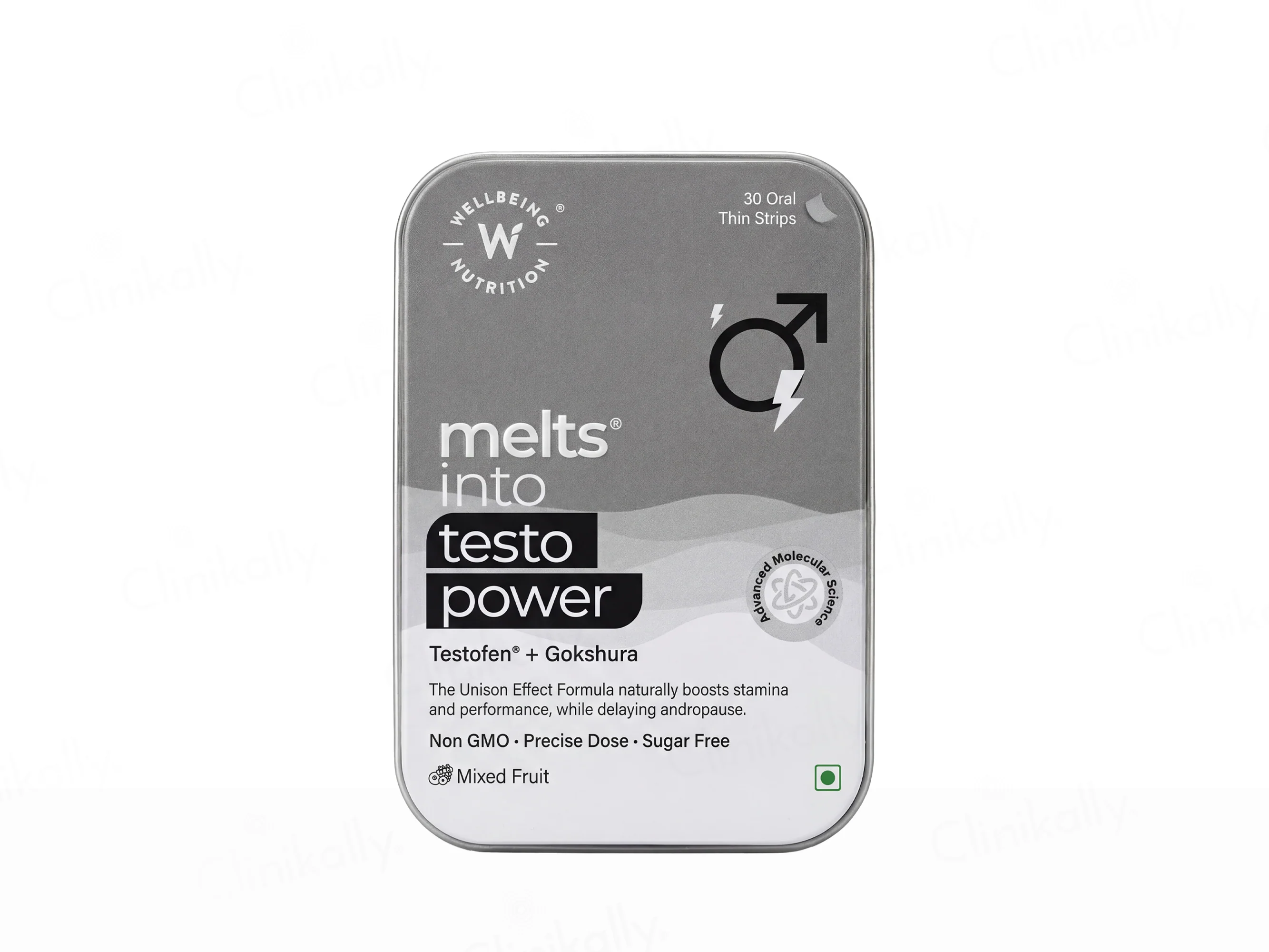 Wellbeing Nutrition Melts Into Testo Power Oral Strip - Image 5
