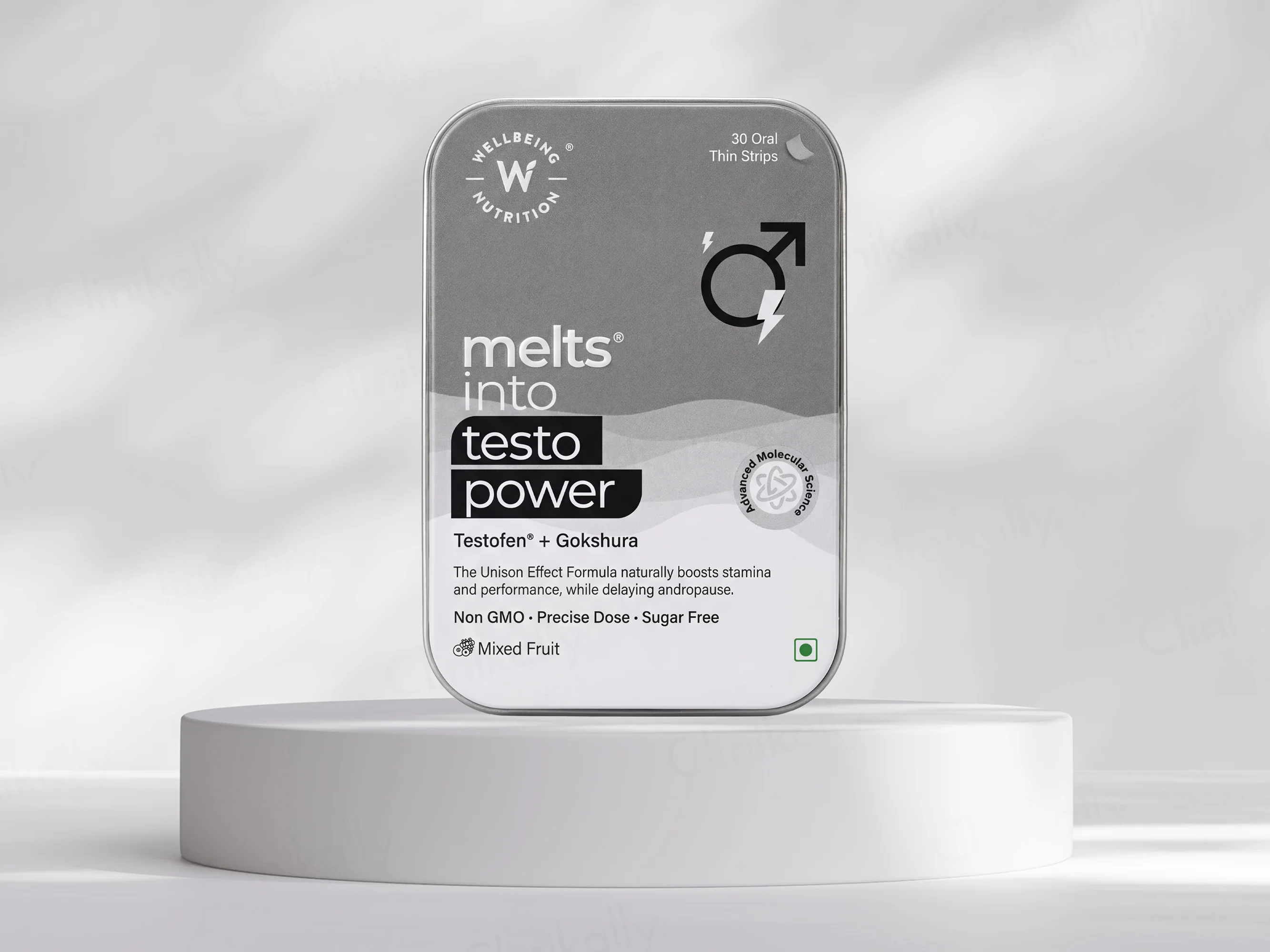 Wellbeing Nutrition Melts Into Testo Power Oral Strip - Image 6