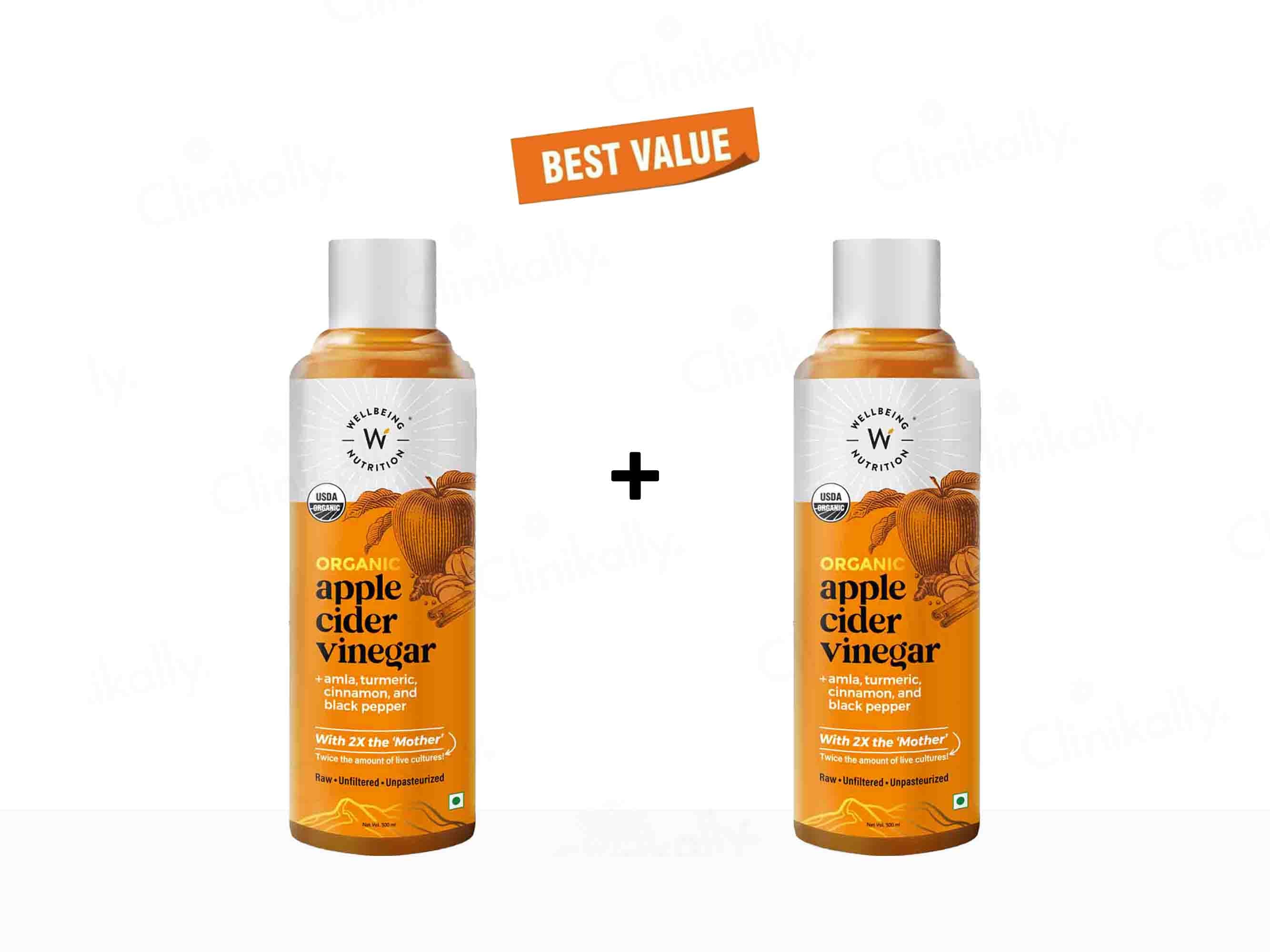 Wellbeing Nutrition Organic Apple Cider Vinegar with Amla, Turmeric, Cinnamon & Black Pepper - Image 6