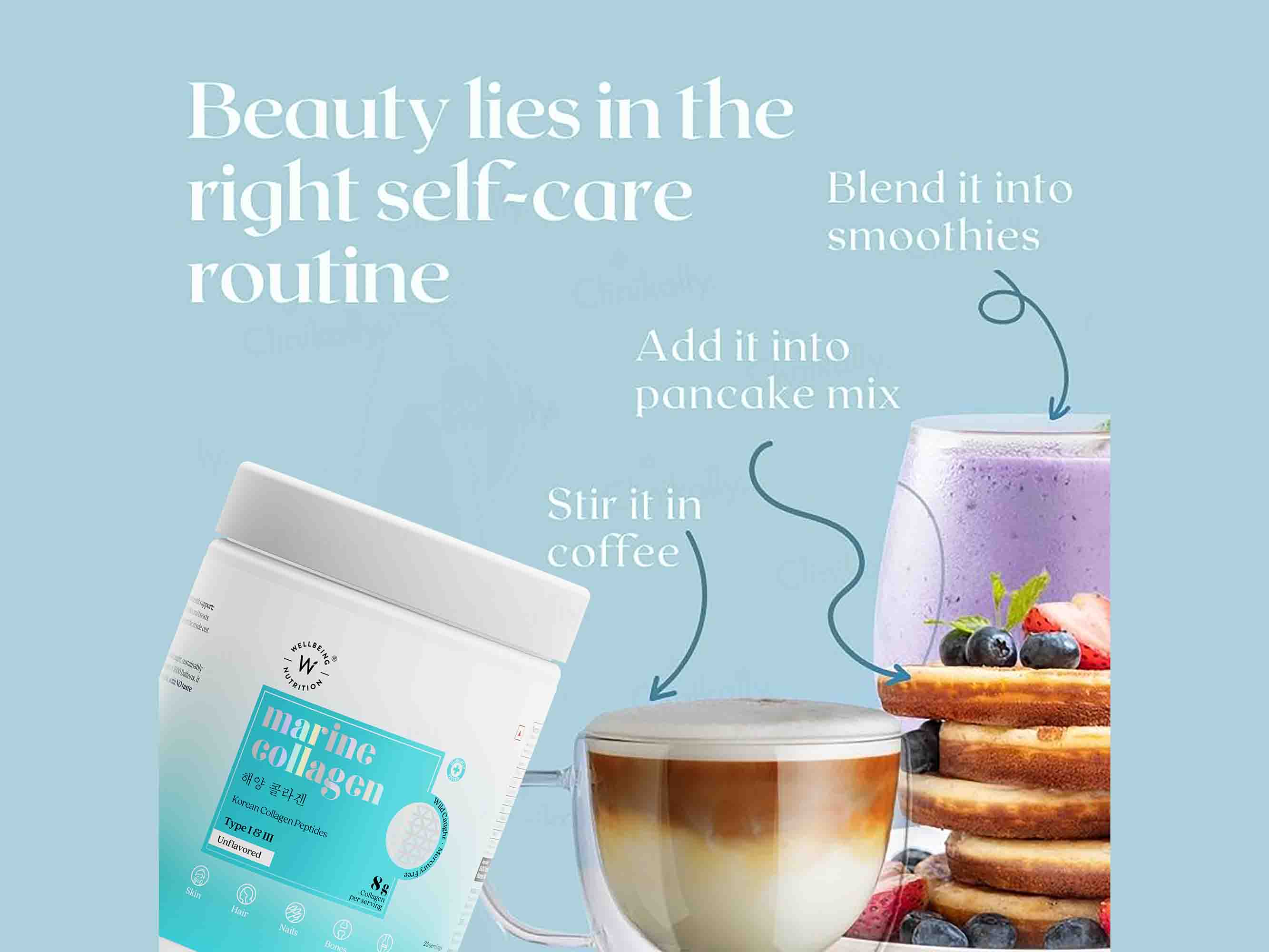 Wellbeing Nutrition Korean Marine Collagen Powder - Image 2