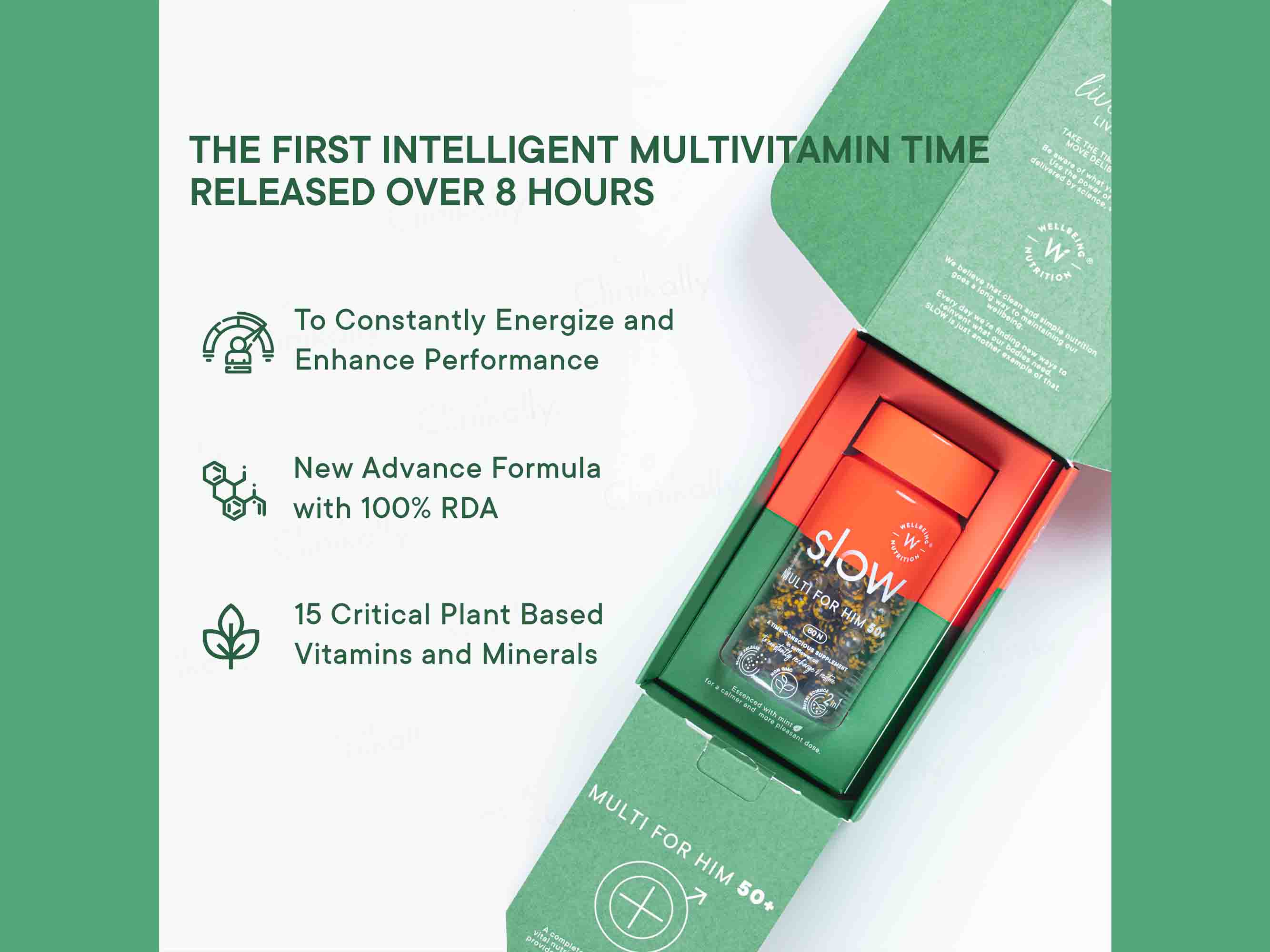 Wellbeing Nutrition Slow Multi for Him 50+ Capsule - Image 3