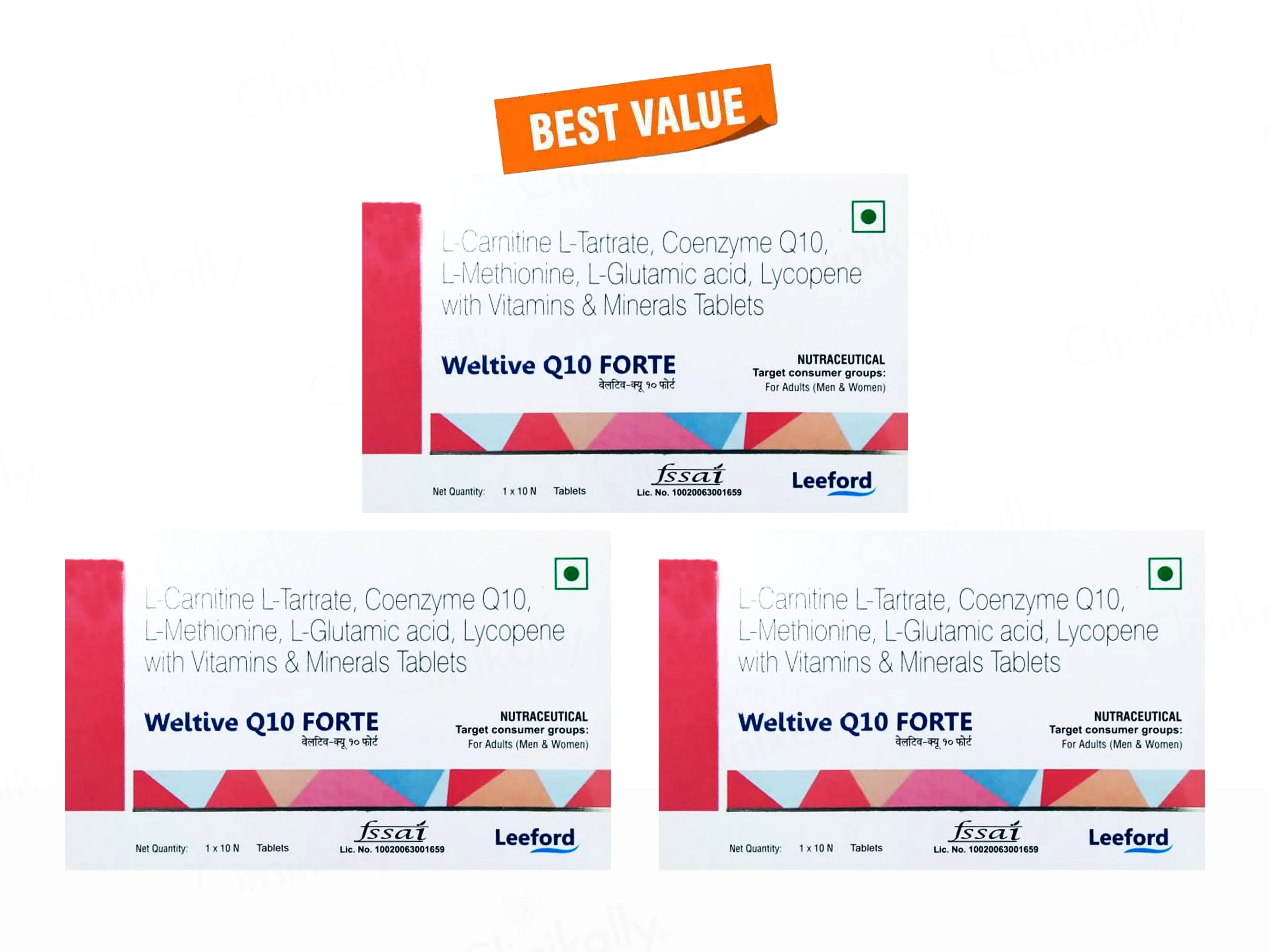 Weltive Q10 Forte Nutraceutical Tablet For Men & Women - Image 3