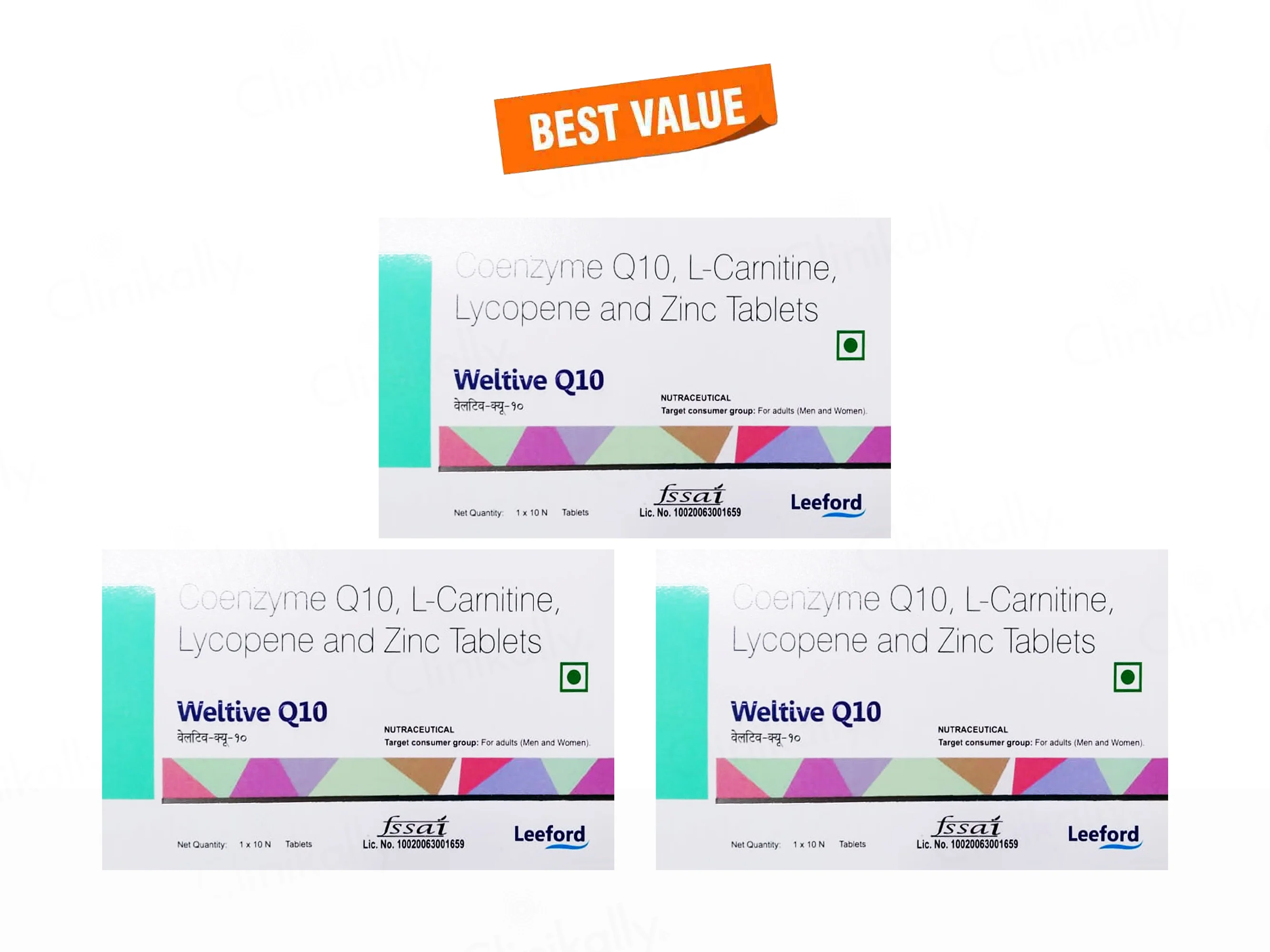Weltive Q10 Nutraceutical Tablet For Men & Women - Image 3