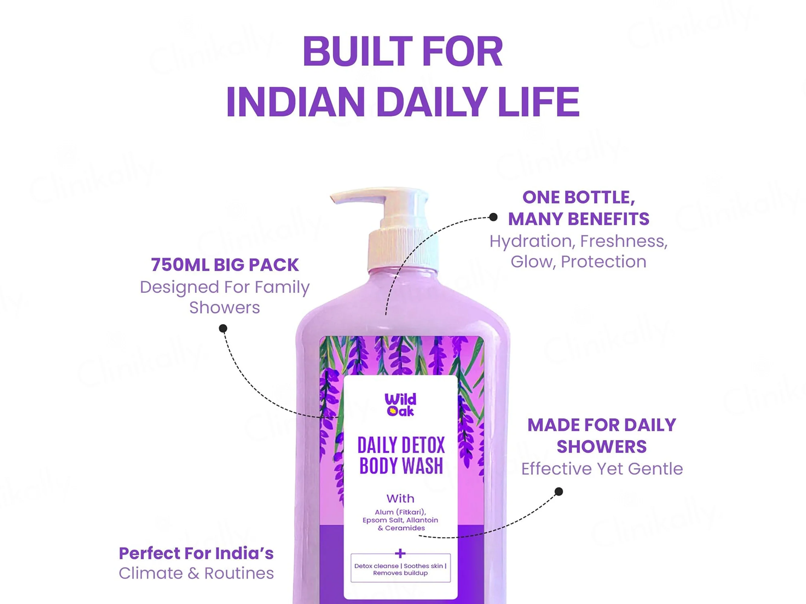Wild Oak Daily Detox Body Wash - Image 5