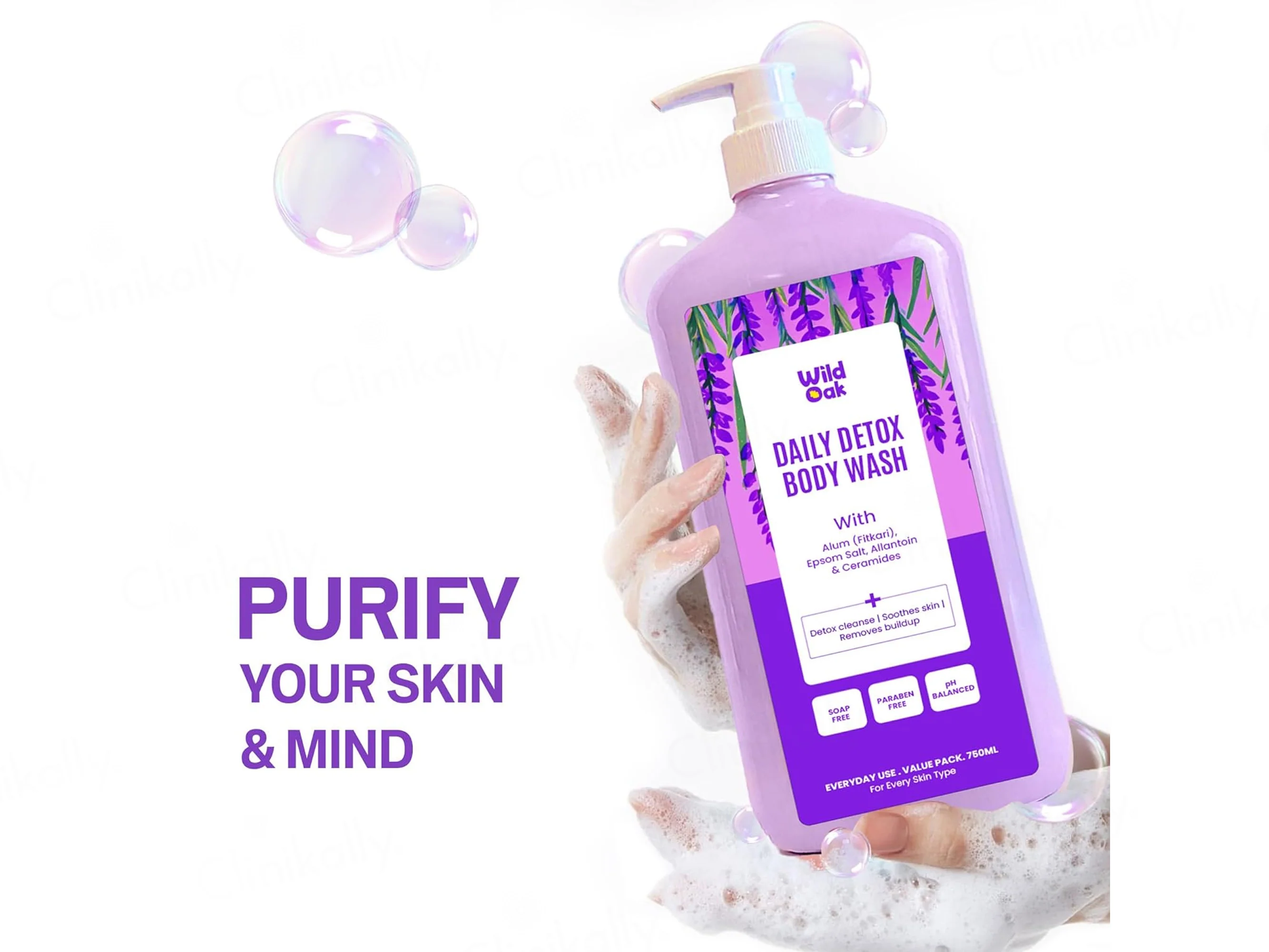 Wild Oak Daily Detox Body Wash - Image 7