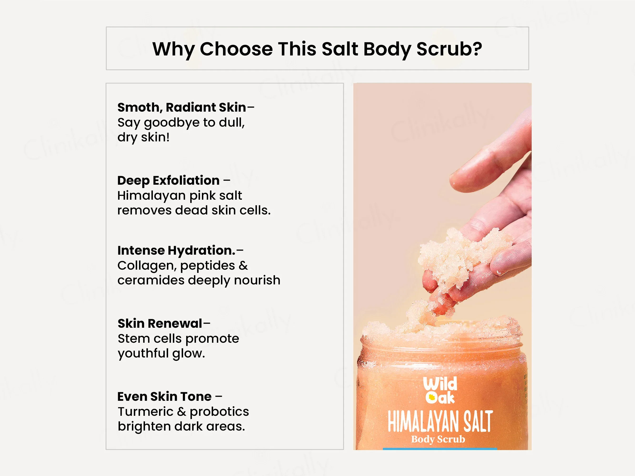 Wild Oak Himalayan Salt Body Scrub - Image 4