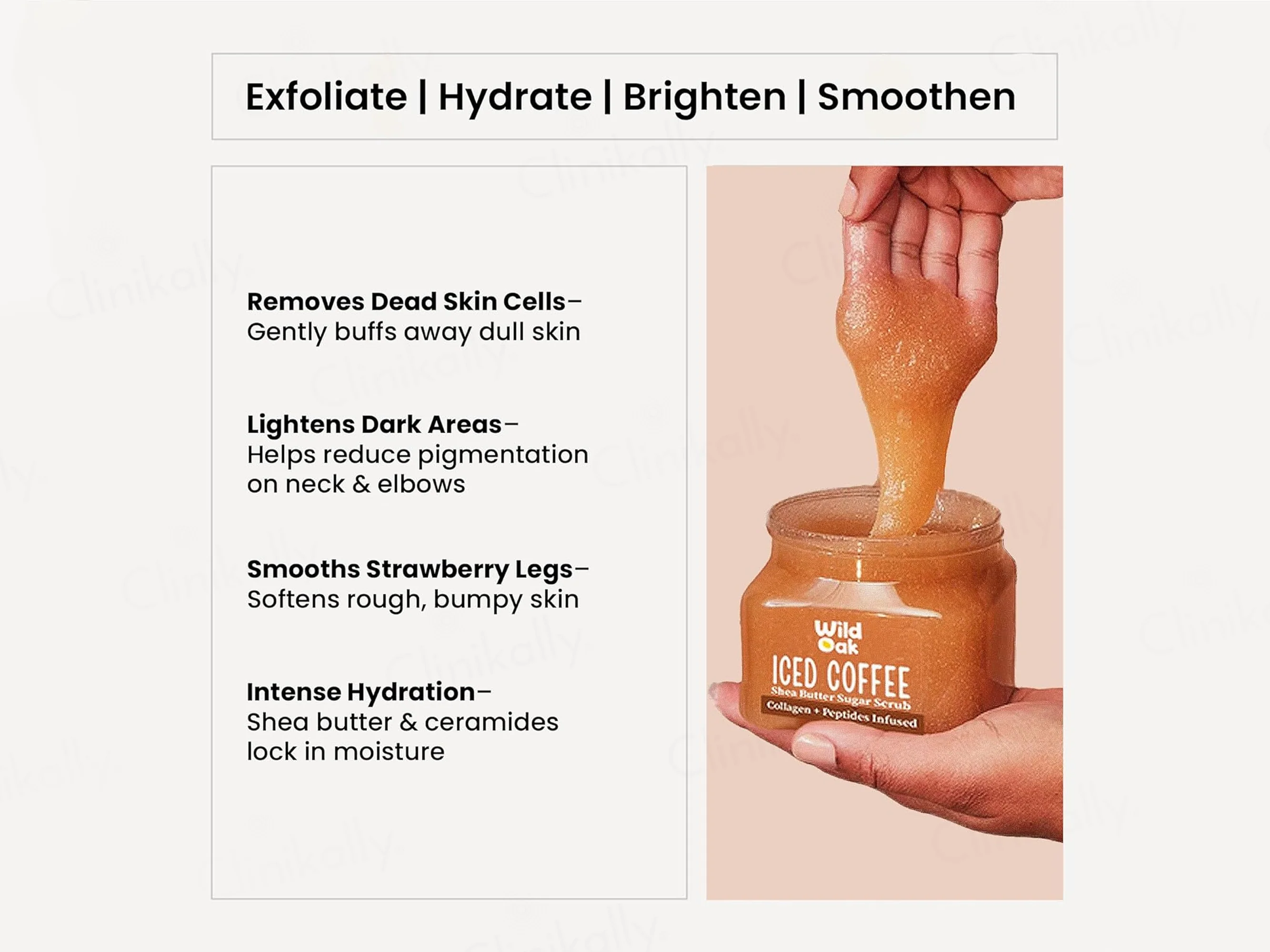 Wild Oak Iced Coffee Shea Butter Sugar Body Scrub - Image 4