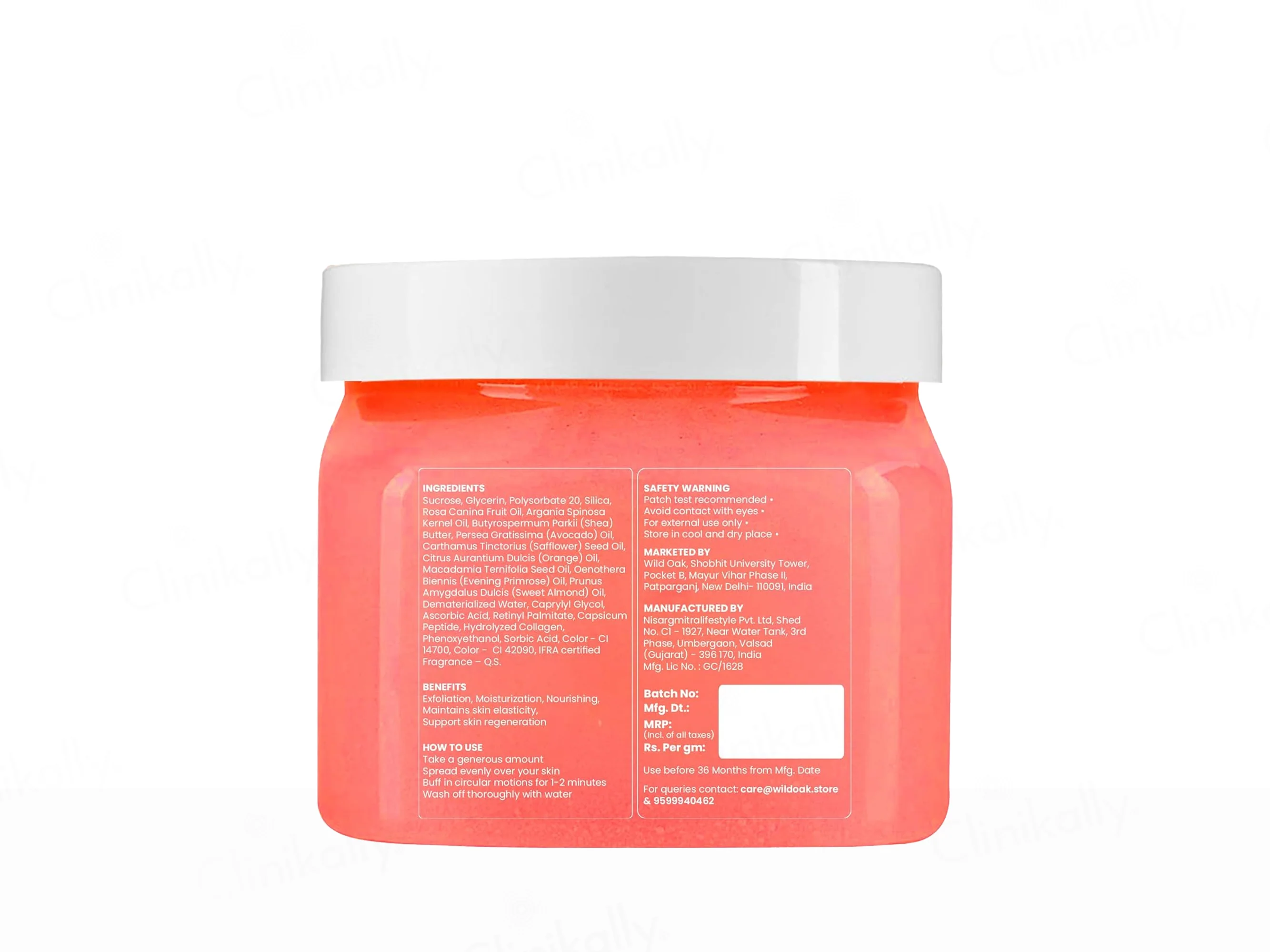 Wild Oak Moroccan Rose Shea Butter Sugar Body Scrub - Image 2