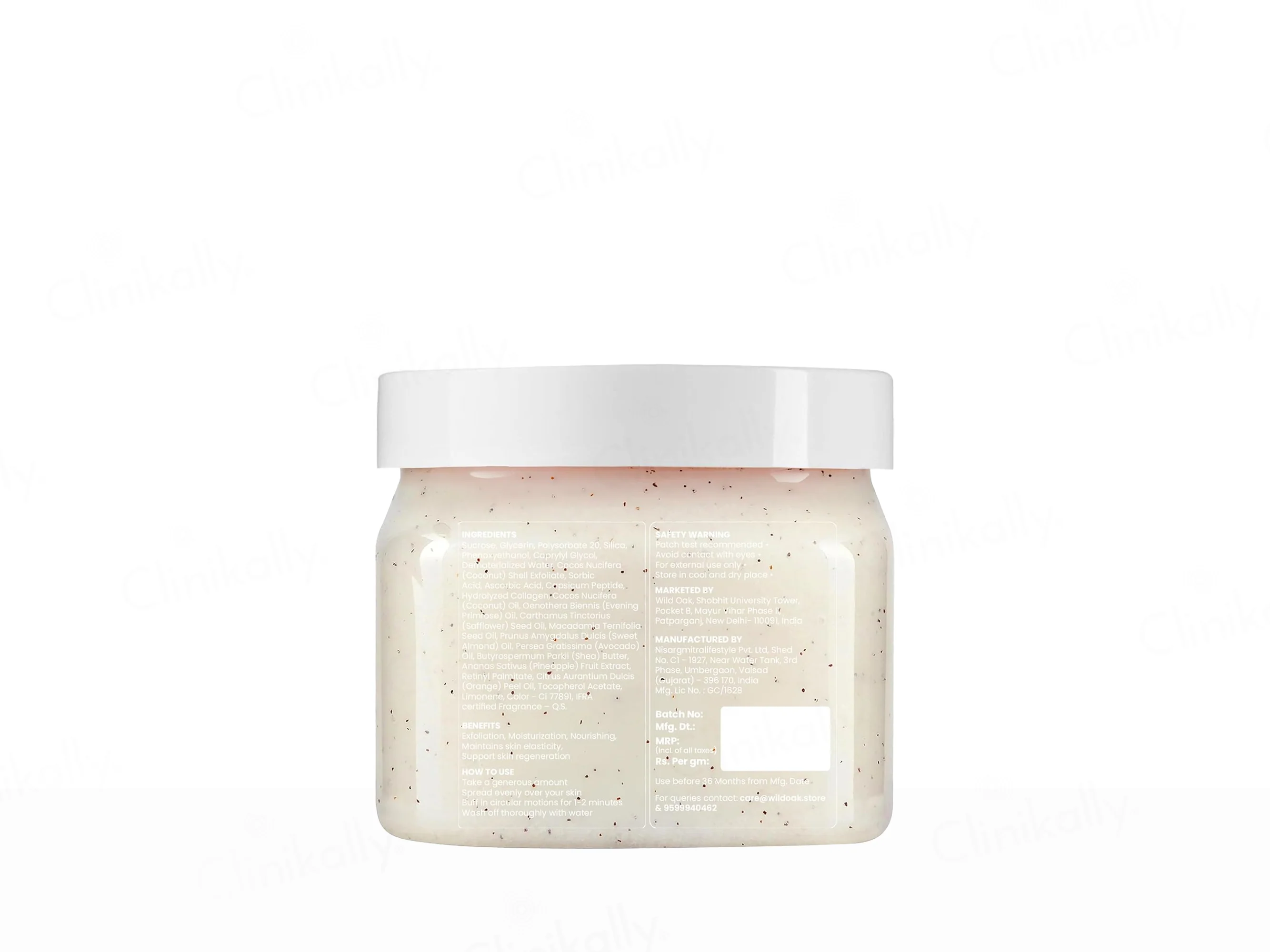 Wild Oak Pina Colada Shea Butter Sugar Body Scrub - Image 2