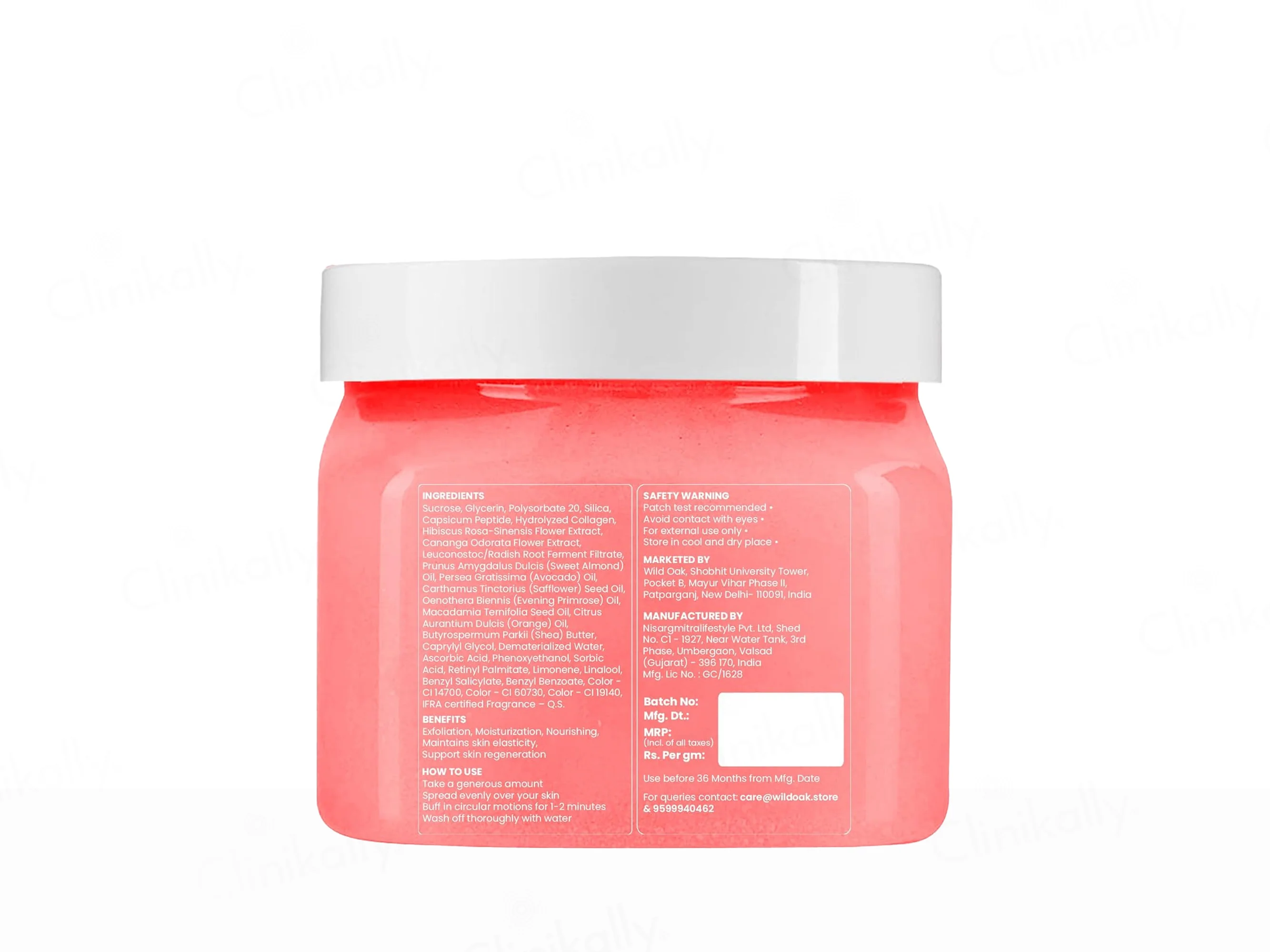 Wild Oak Pink Hibiscus Shea Butter Sugar Body Scrub - Image 2