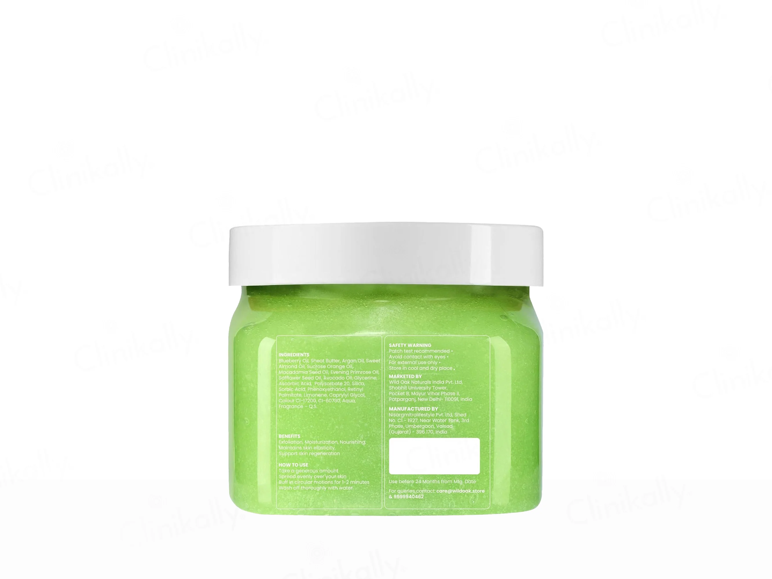 Wild Oak Tropical Rainforest Shea Butter Sugar Body Scrub - Image 2