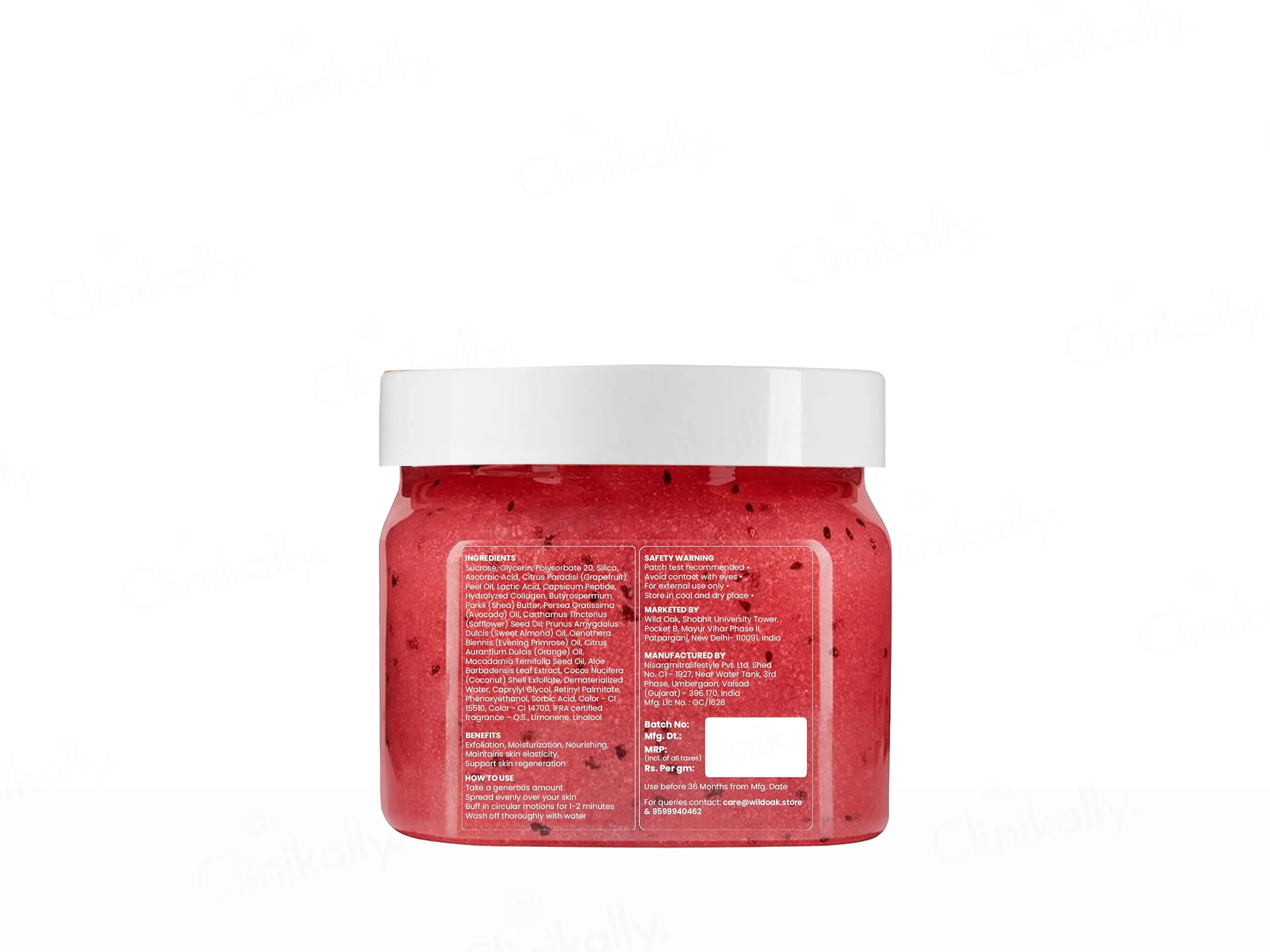 Wild Oak Watermelon Shea Butter Sugar Body Scrub - Image 2