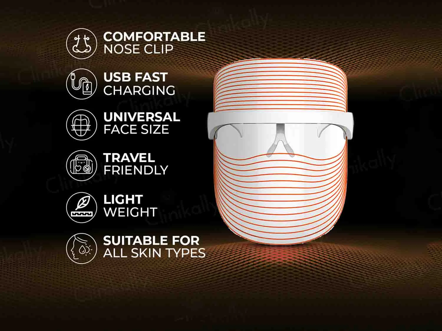 Winston LED Light Therapy Face Mask - Image 3