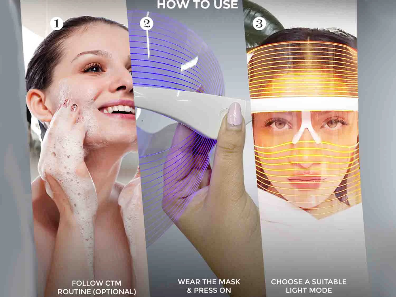 Winston LED Light Therapy Face Mask - Image 4