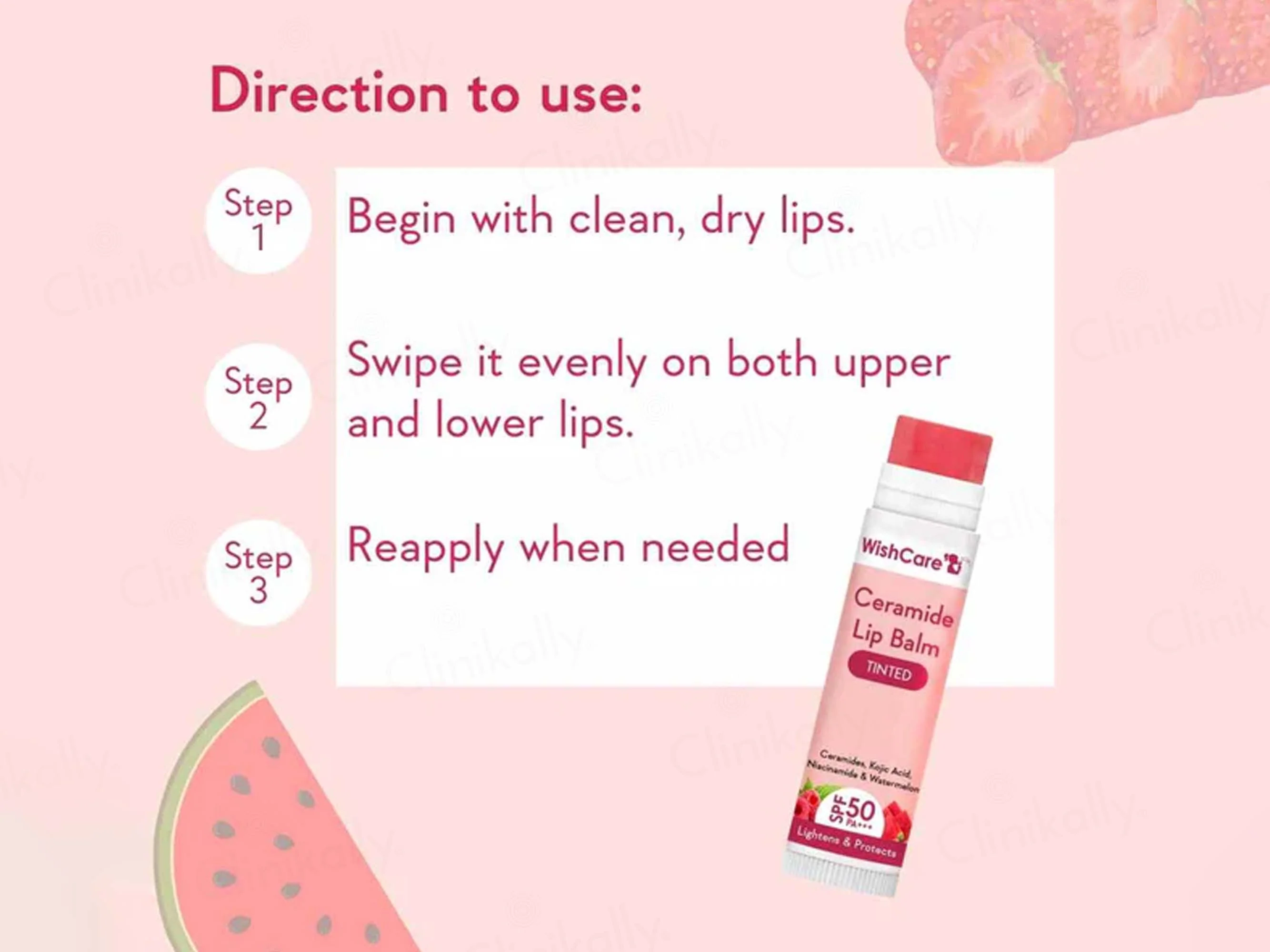 WishCare Ceramide Lip Balm - Tinted SPF 50 PA+++ - Image 6
