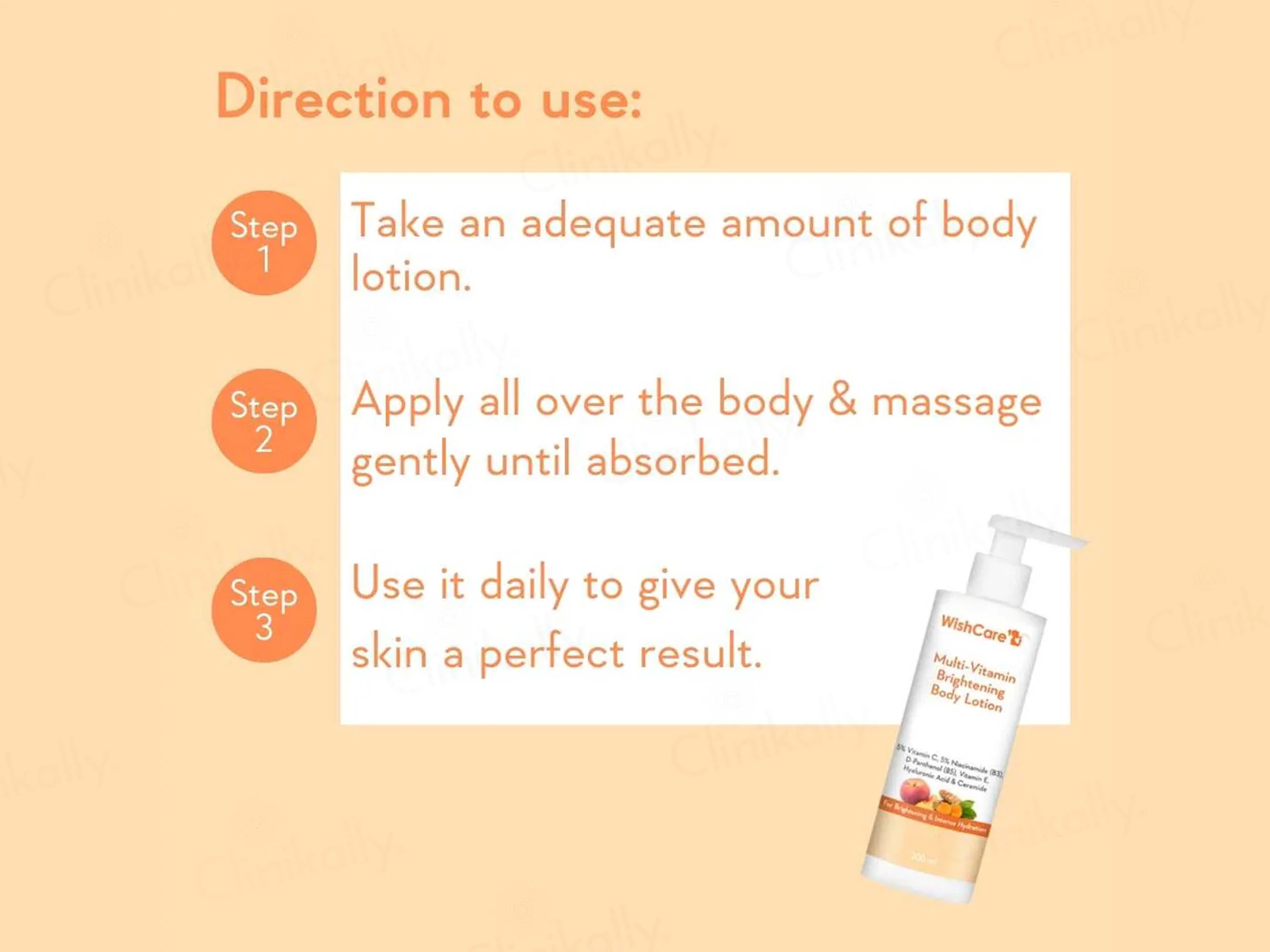WishCare Multi-Vitamin Brightening Body Lotion - Image 6