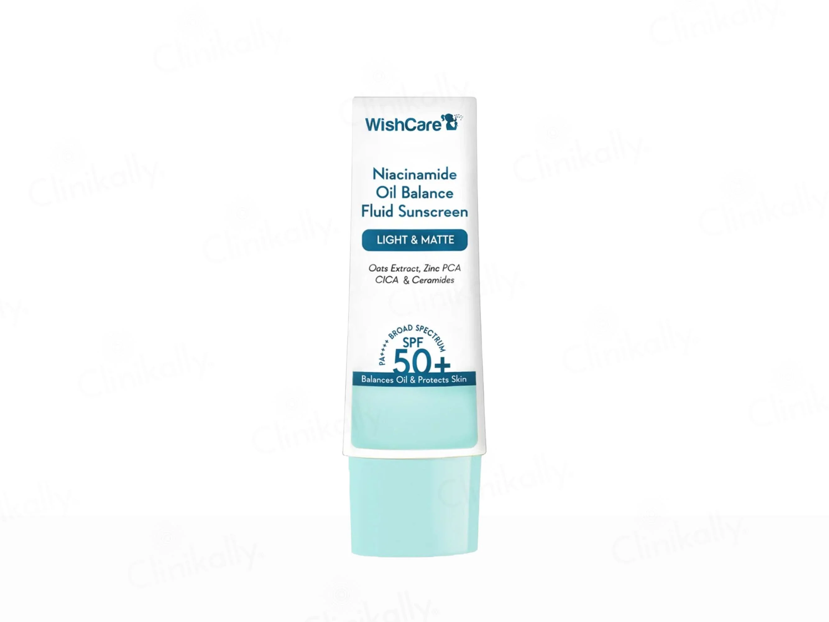 WishCare Niacinamide Oil Balance Light & Matte Fluid Sunscreen SPF 50+ PA++++