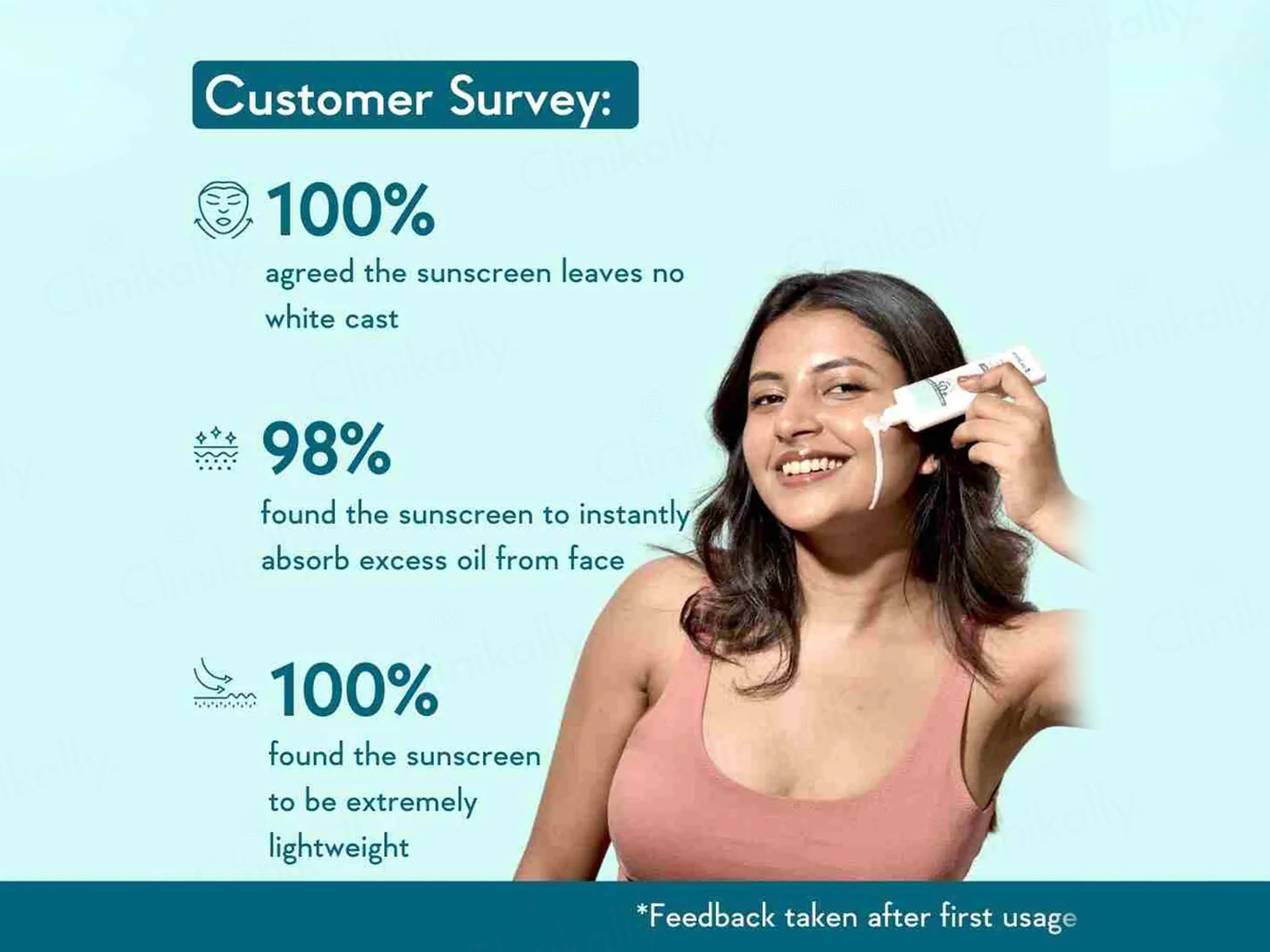 WishCare Niacinamide Oil Balance Light & Matte Fluid Sunscreen SPF 50+ PA++++ - Image 4