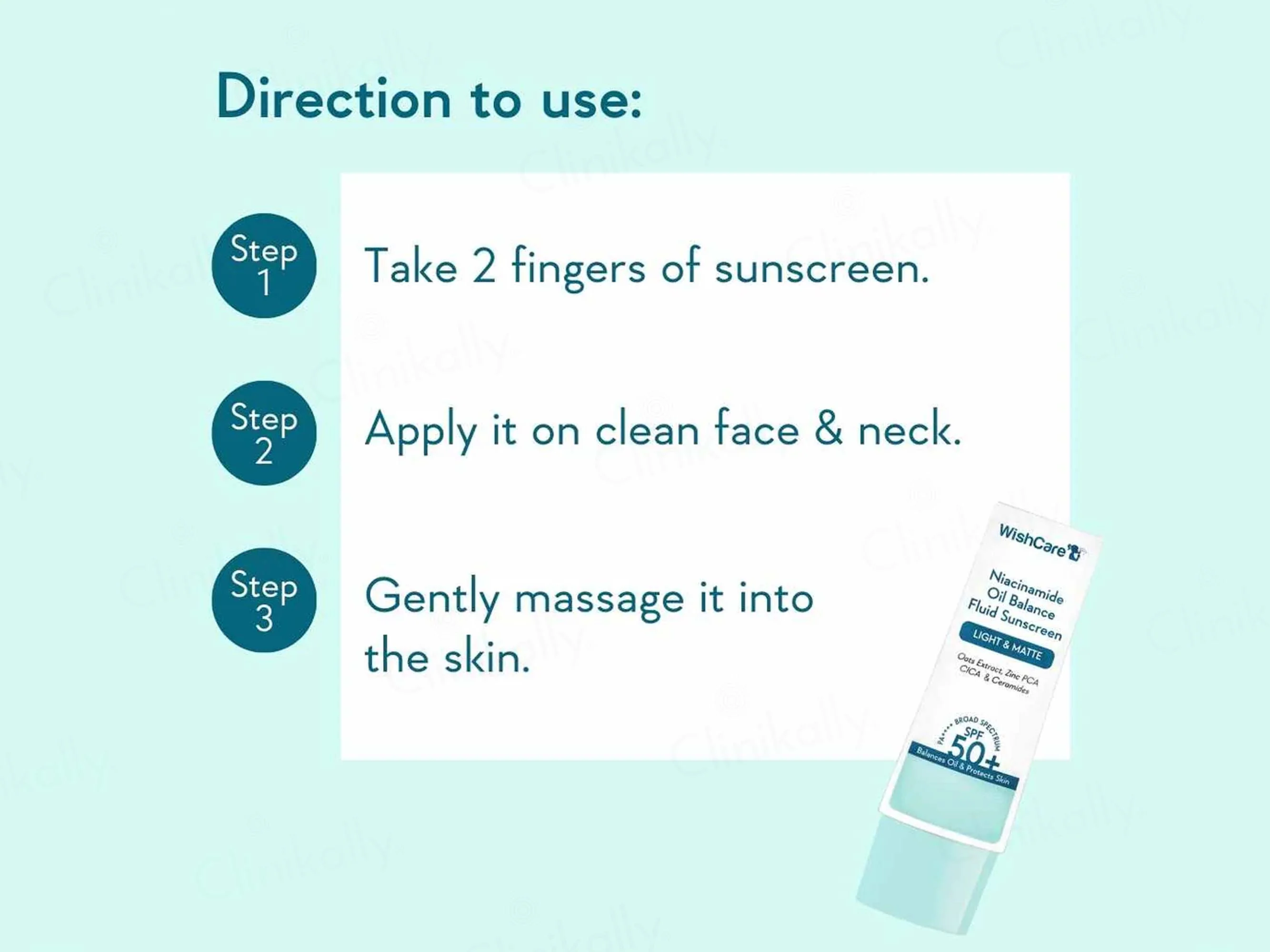 WishCare Niacinamide Oil Balance Light & Matte Fluid Sunscreen SPF 50+ PA++++ - Image 6