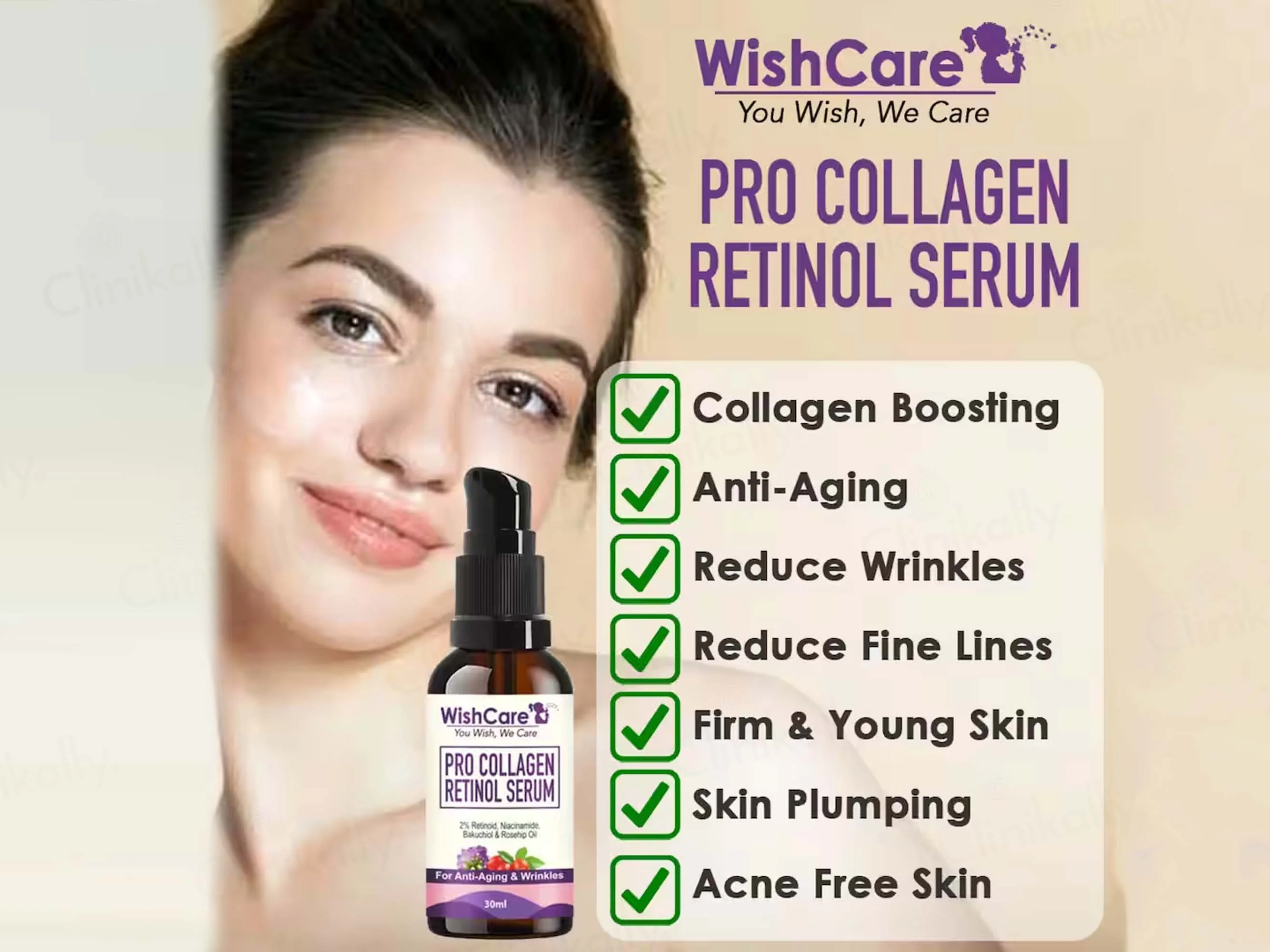 WishCare Pro Collagen Retinol Serum - Image 3
