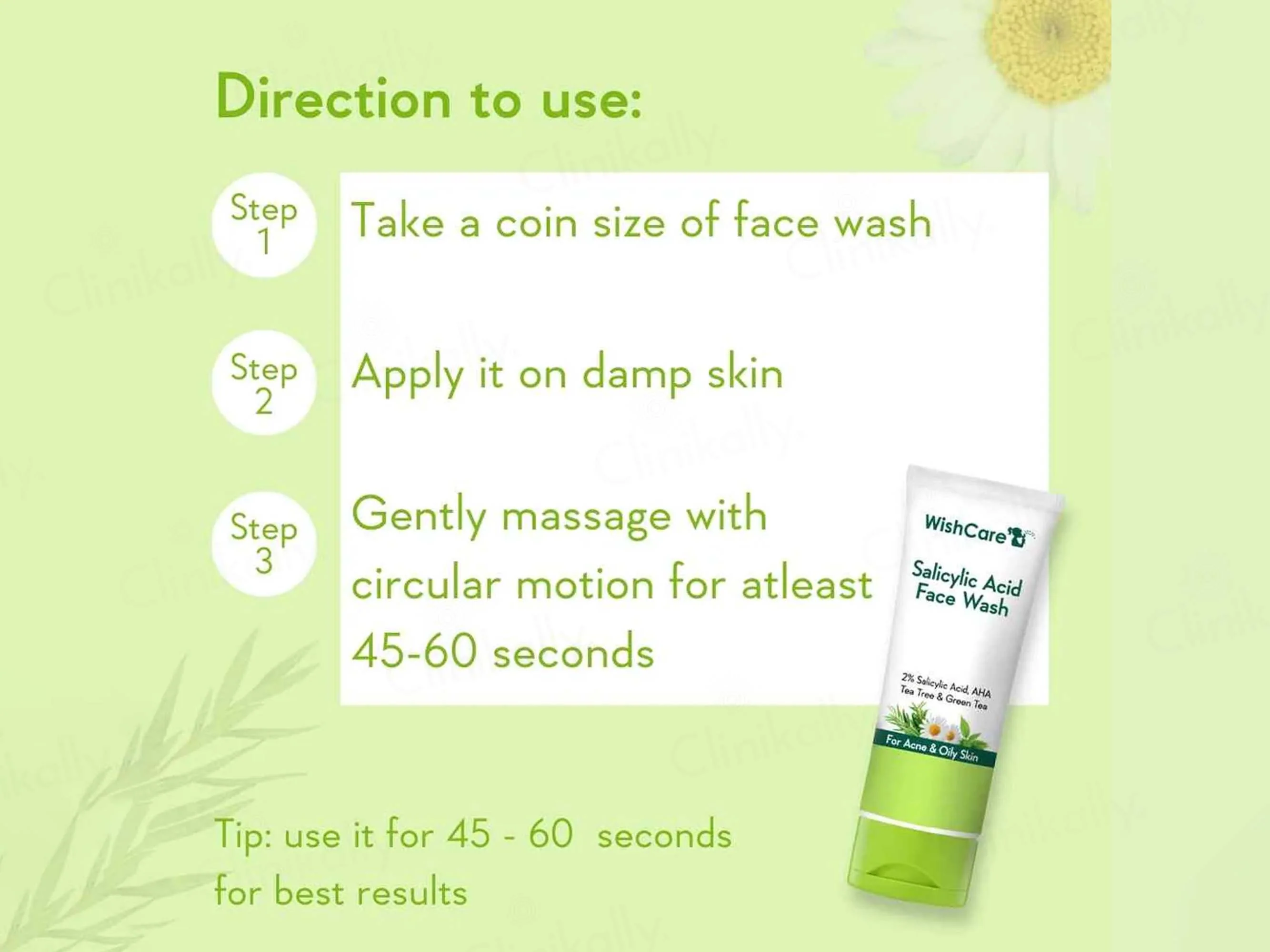 WishCare Salicylic Acid Face Wash - Image 6