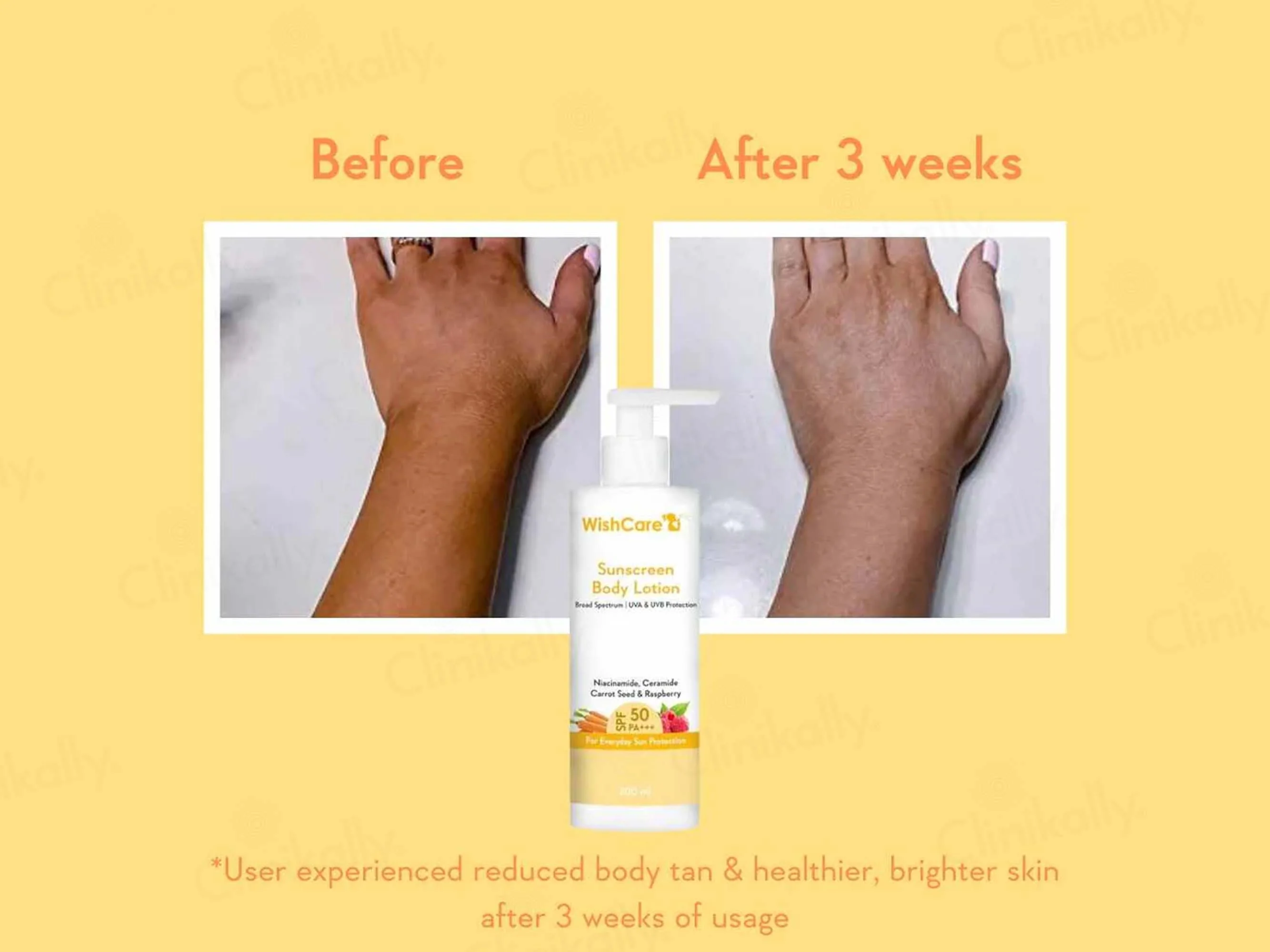 WishCare Sunscreen Body Lotion SPF 50 PA+++ - Image 5