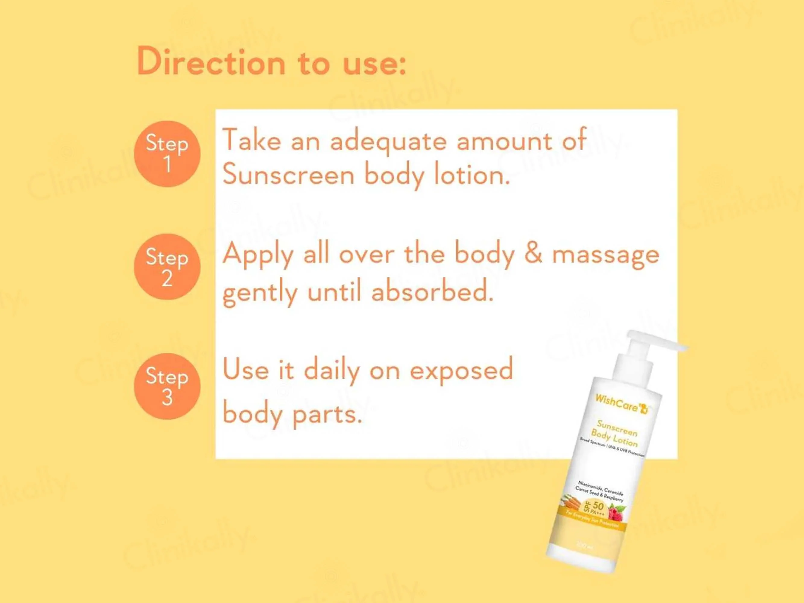 WishCare Sunscreen Body Lotion SPF 50 PA+++ - Image 6