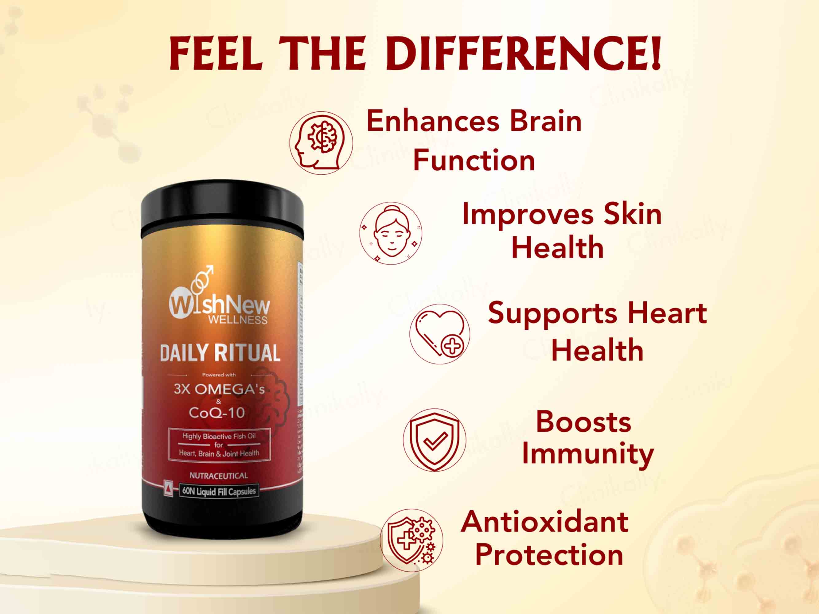 WishNew Wellness Daily Ritual 3X Omega's & CoQ-10 Capsule - Image 5
