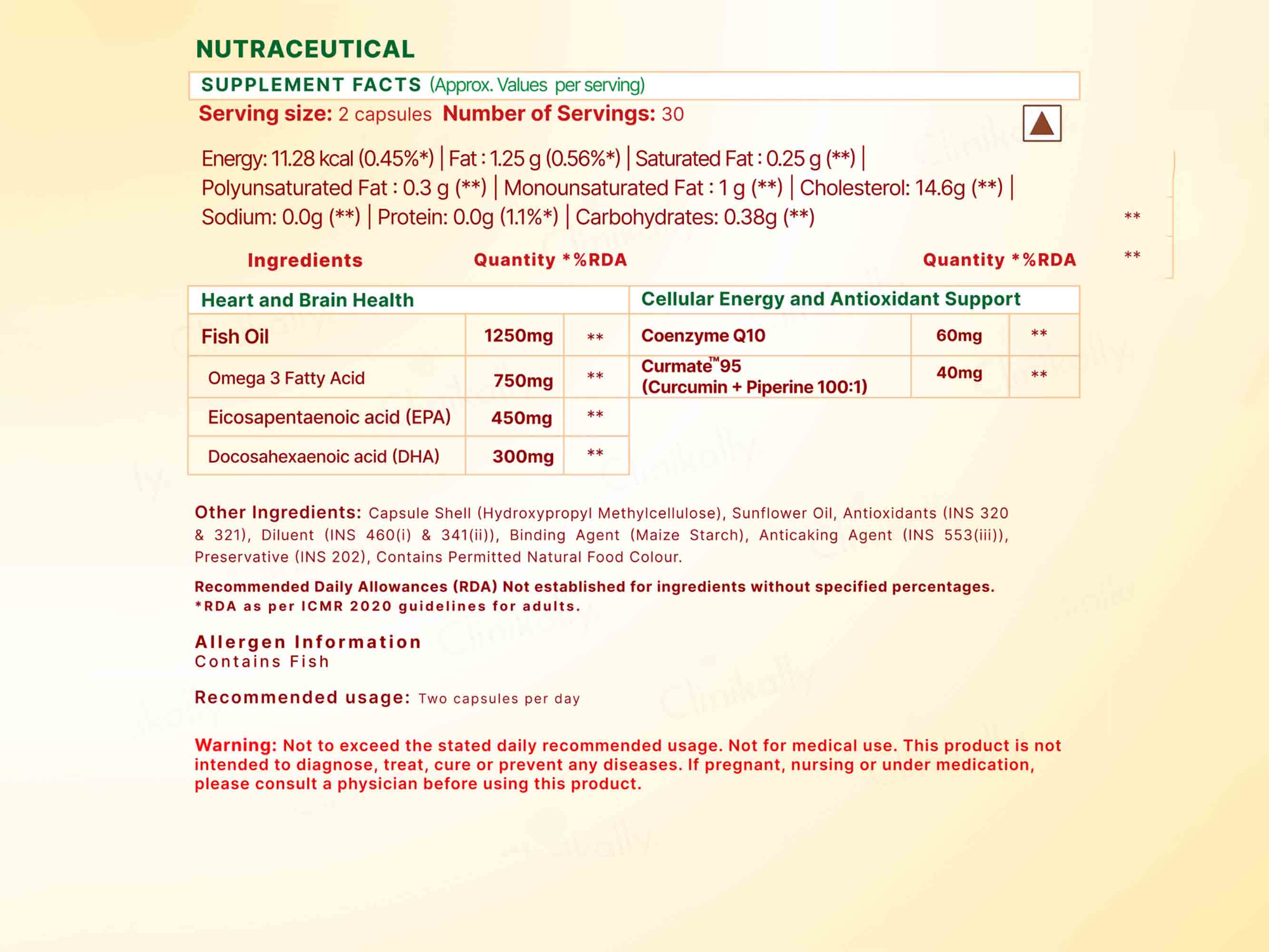 WishNew Wellness Daily Ritual 3X Omega's & CoQ-10 Capsule - Image 6