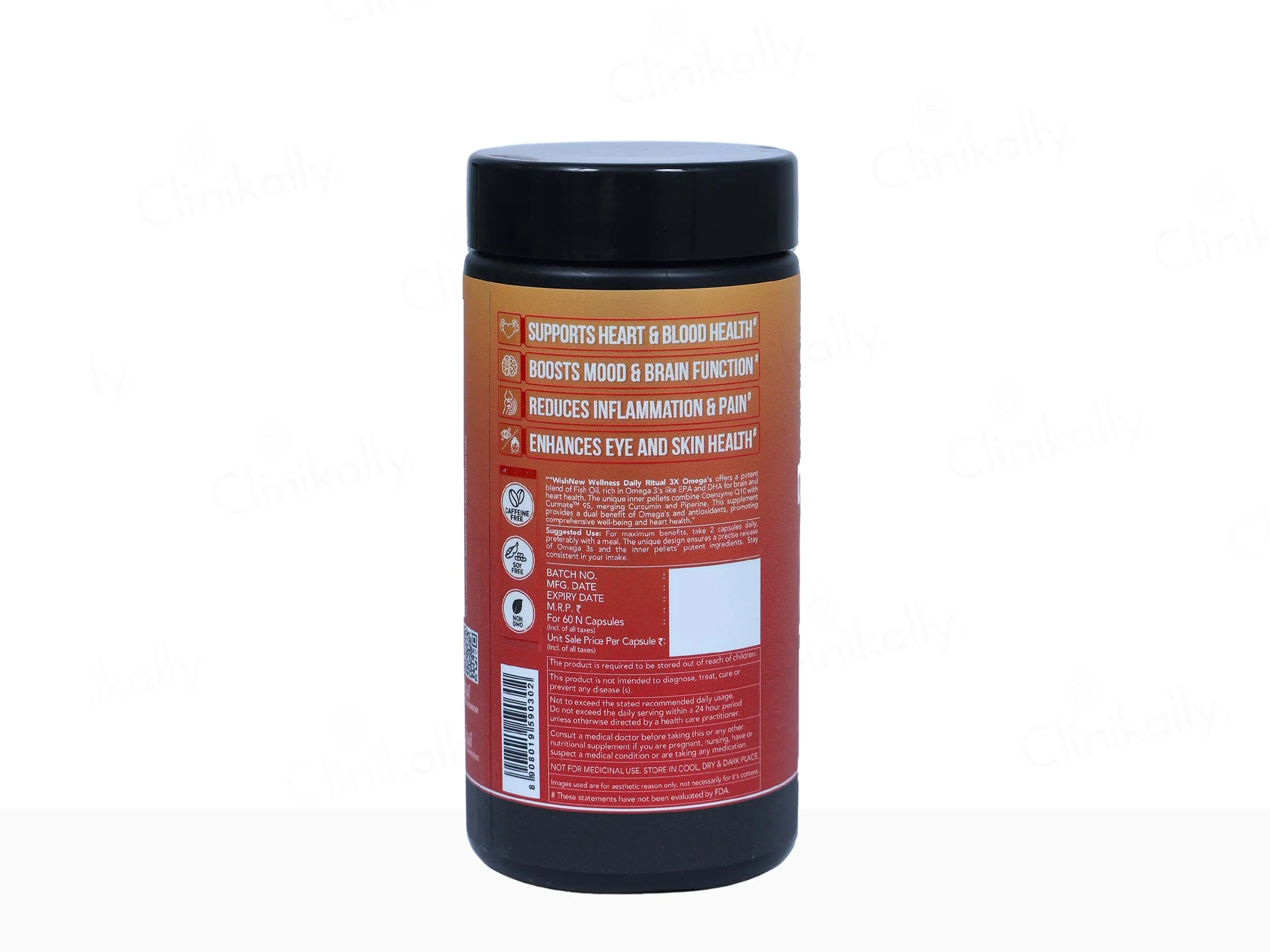 WishNew Wellness Daily Ritual 3X Omega's & CoQ-10 Capsule - Image 9
