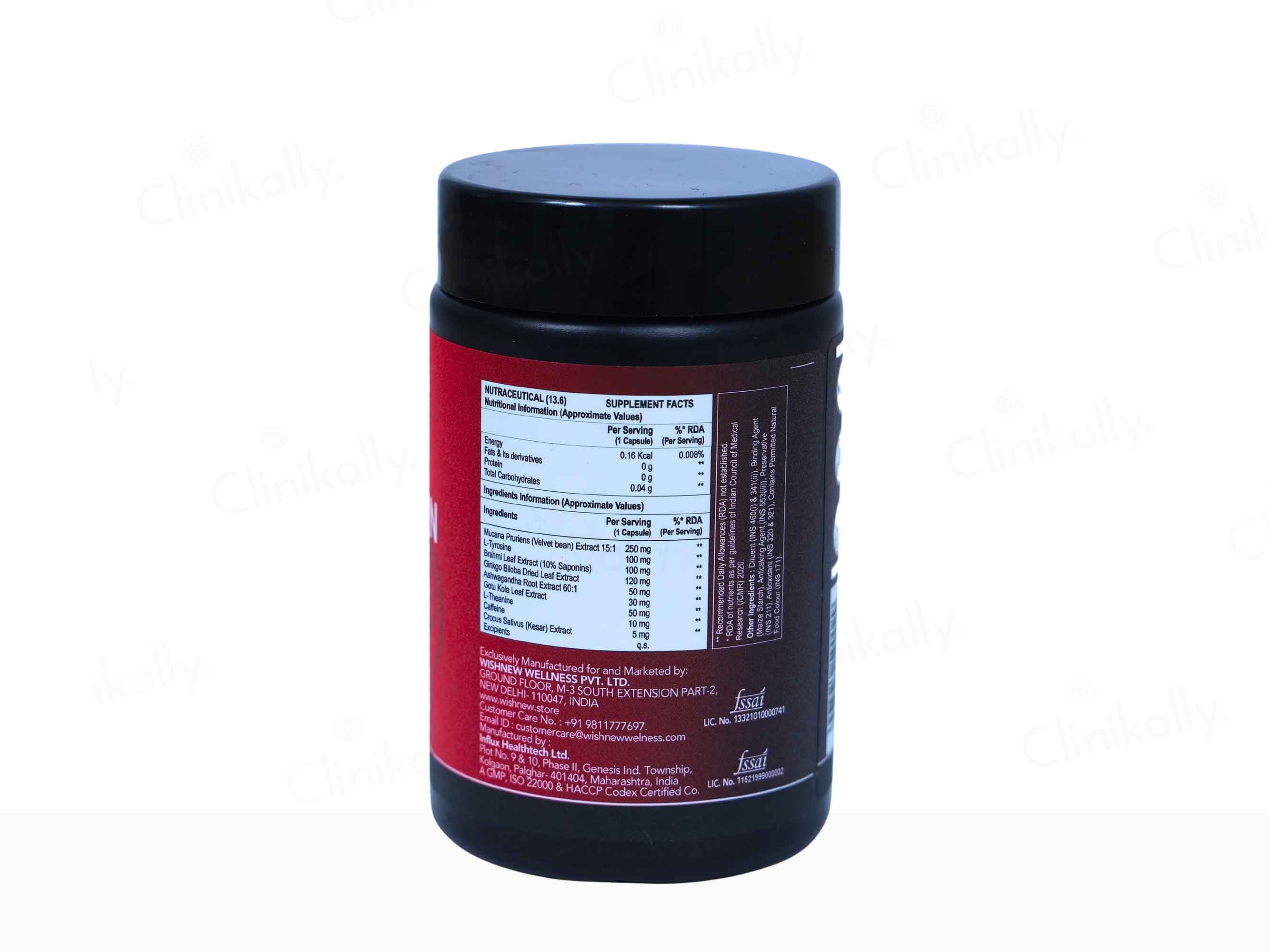 WishNew Wellness Genius Brain Focus & Memory Capsule - Image 6