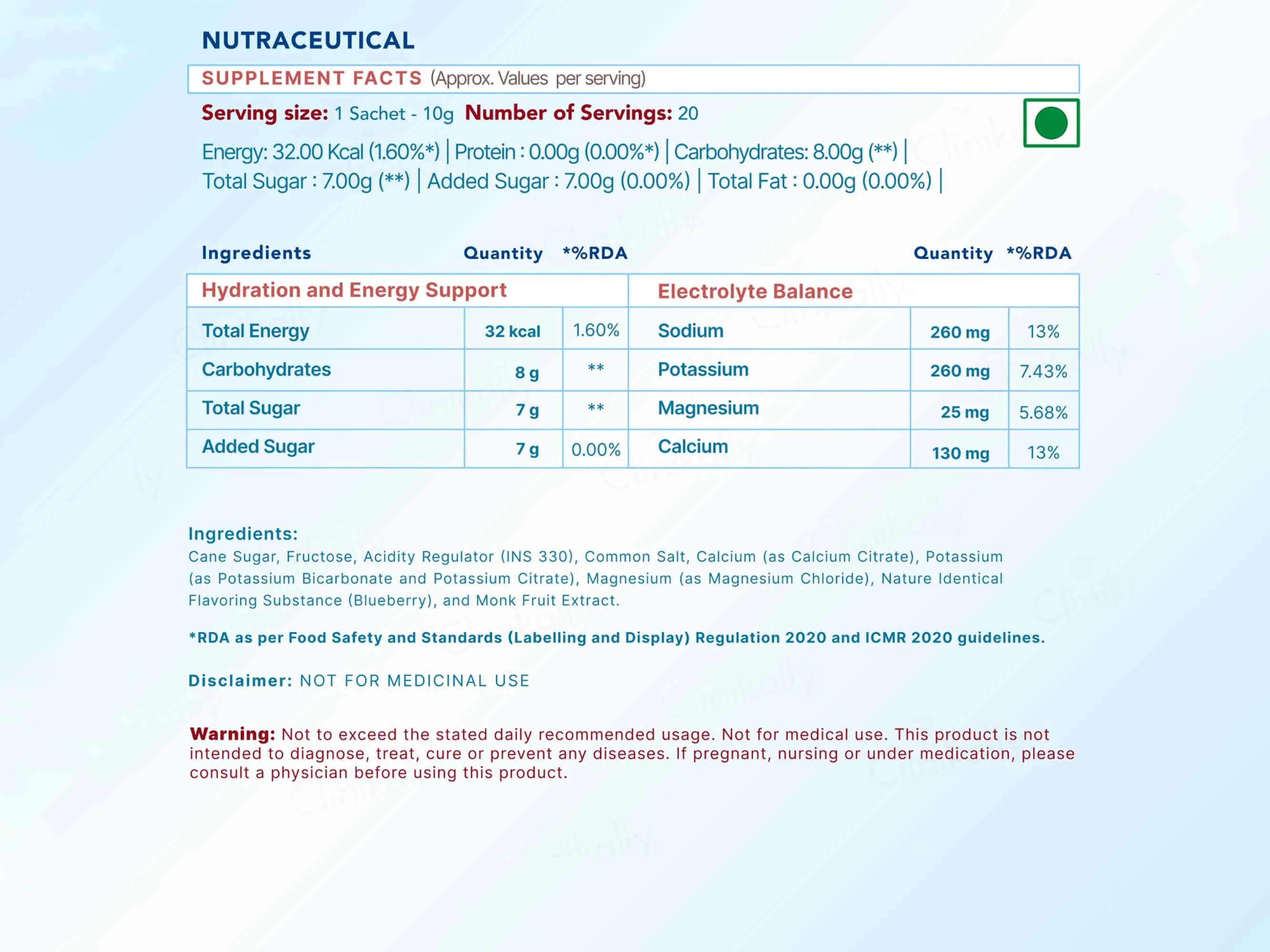 WishNew Wellness Hydrafuel Instant Energy Drink Mix - Image 12
