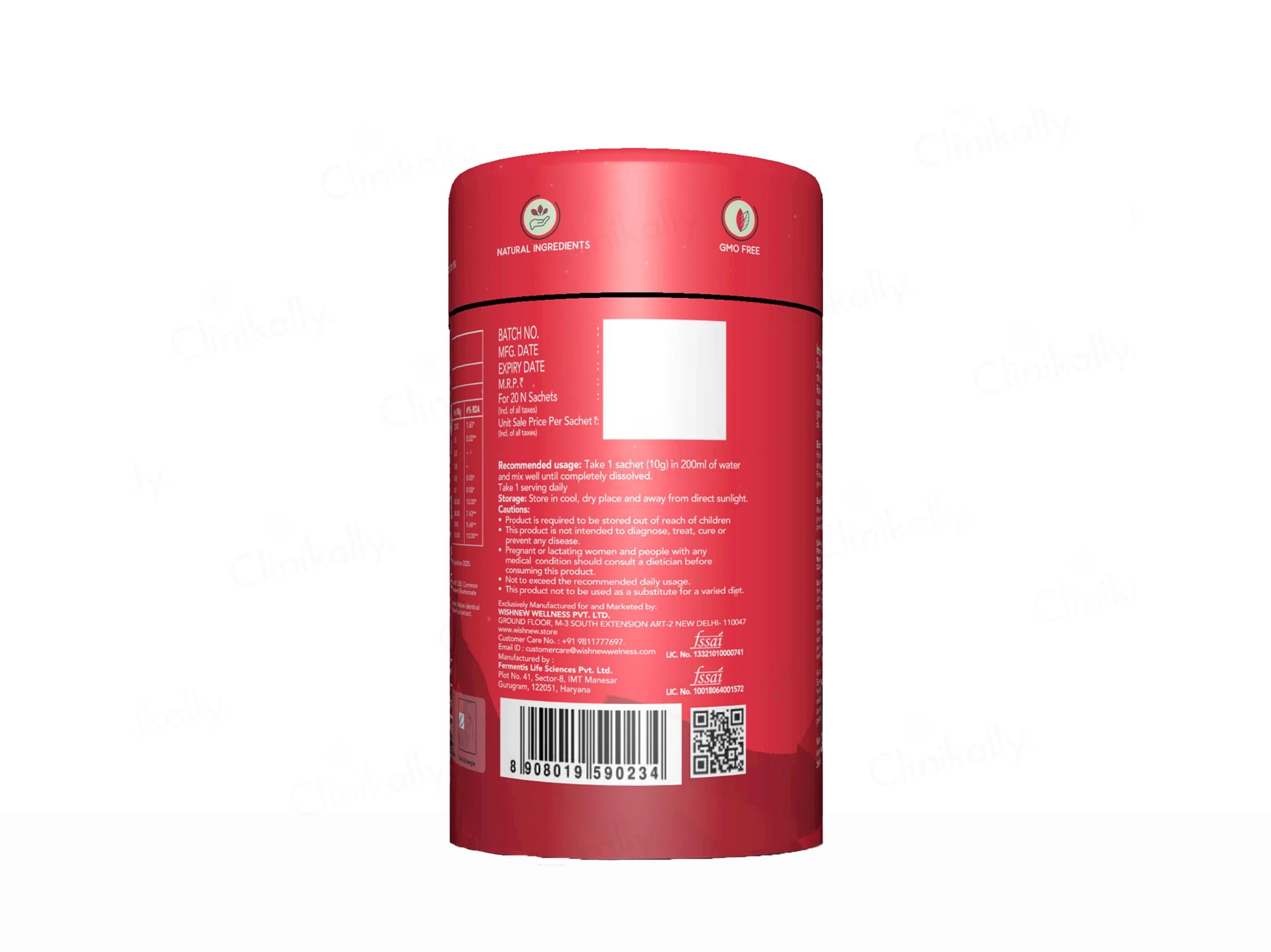 WishNew Wellness Hydrafuel Instant Energy Drink Mix - Image 3