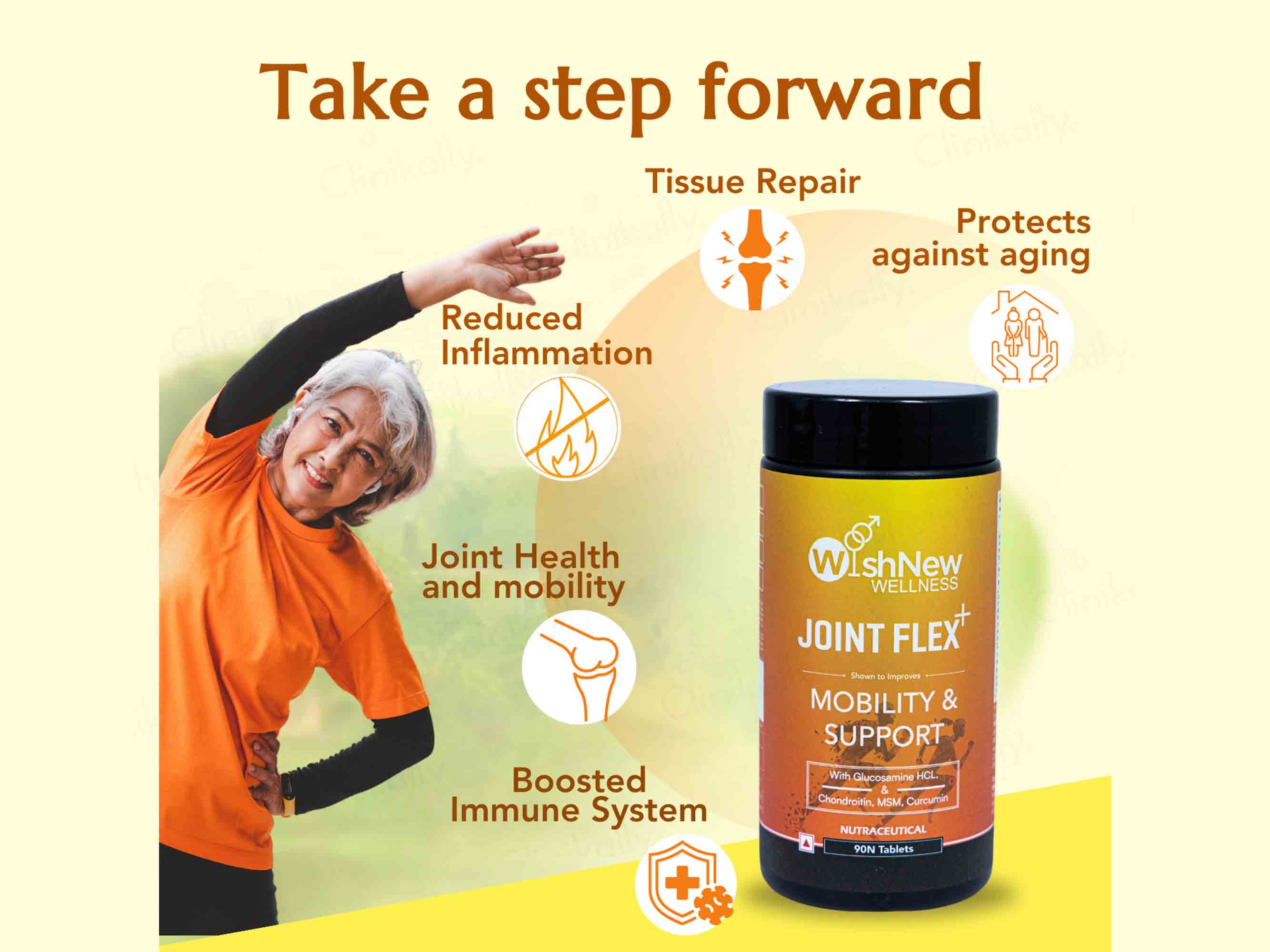 WishNew Wellness Joint Flex+ Mobility & Support Tablet - Image 3