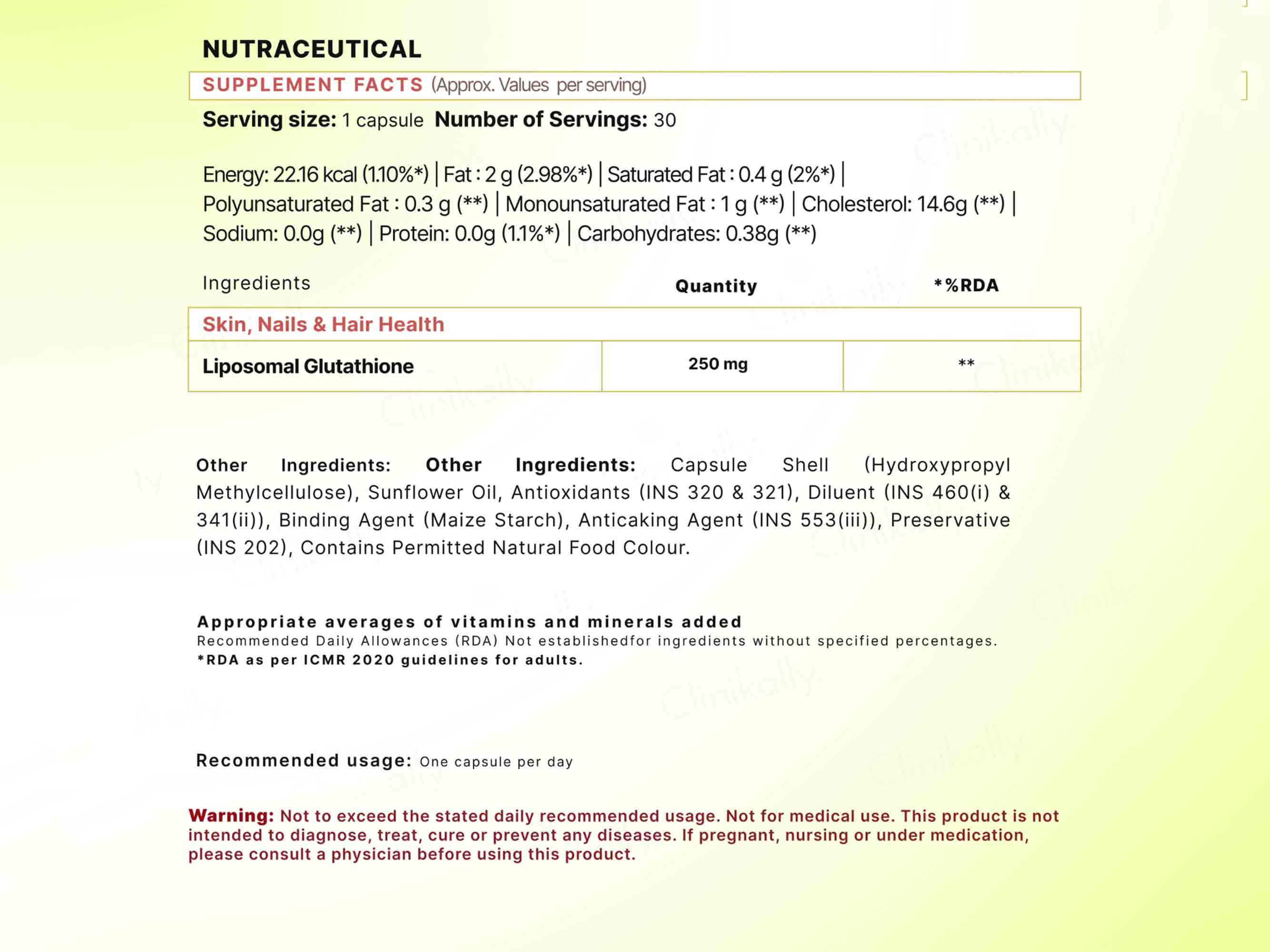WishNew Wellness Liposomal Glutathione Capsule - Image 6