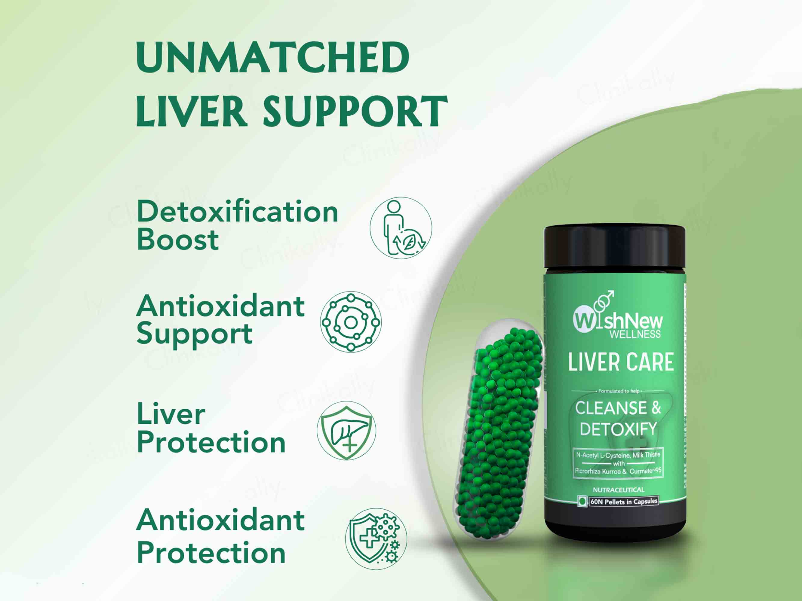 WishNew Wellness Liver Care Cleanse & Detoxify Capsule - Image 2