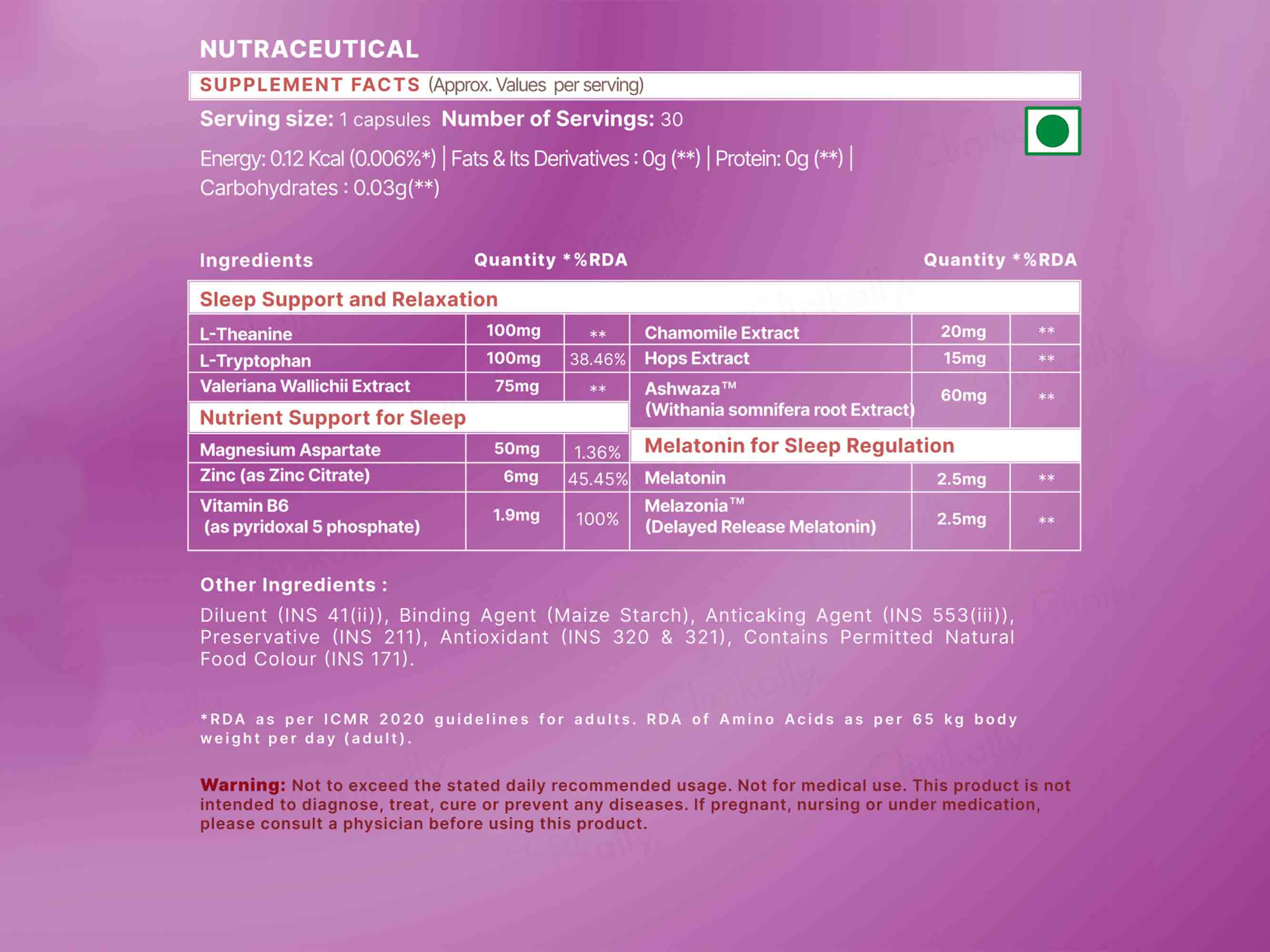 WishNew Wellness Sleepease Restful & Deep Sleep Capsule - Image 6