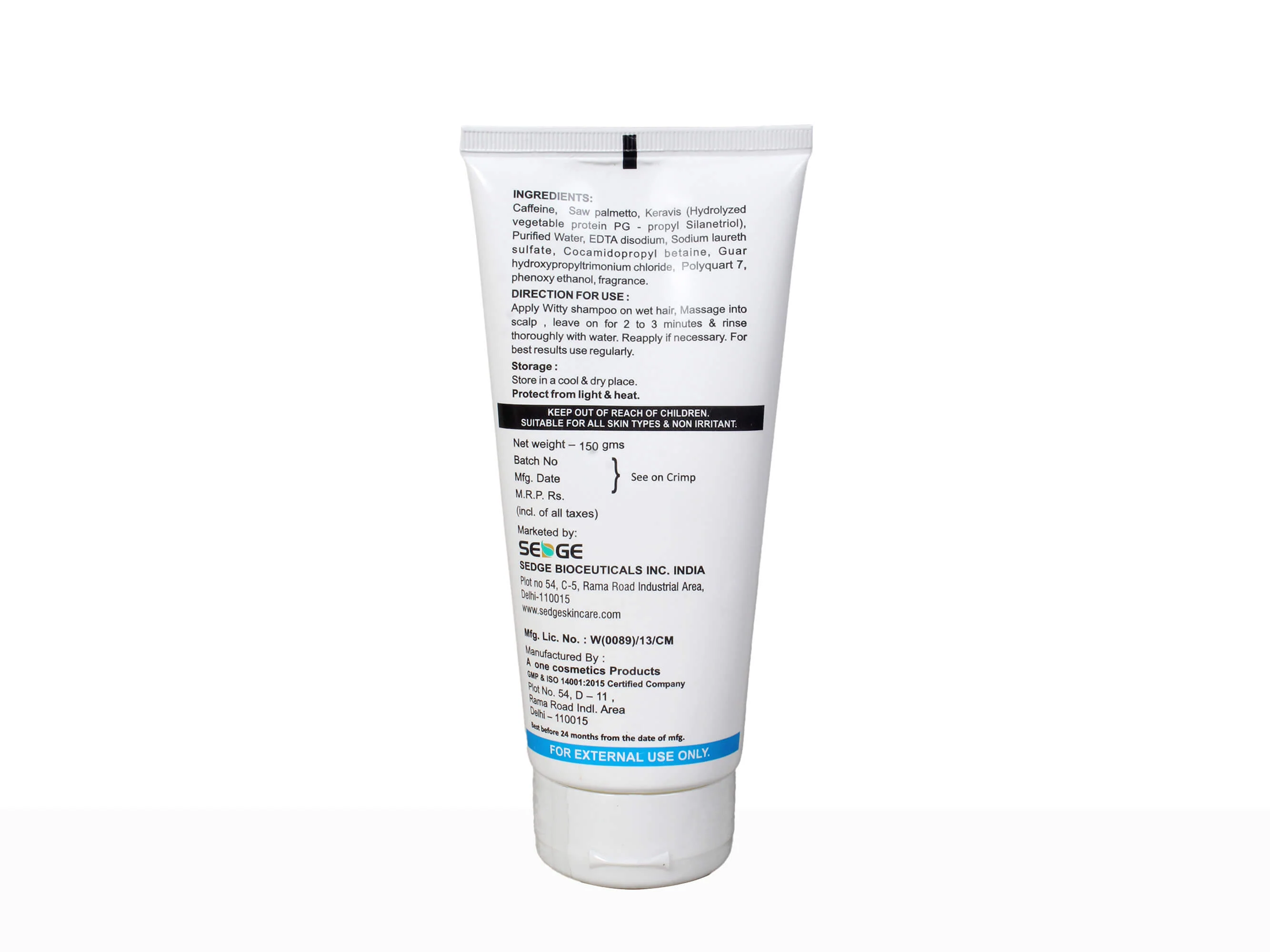 Witty Anti Hair Fall Shampoo - Image 2