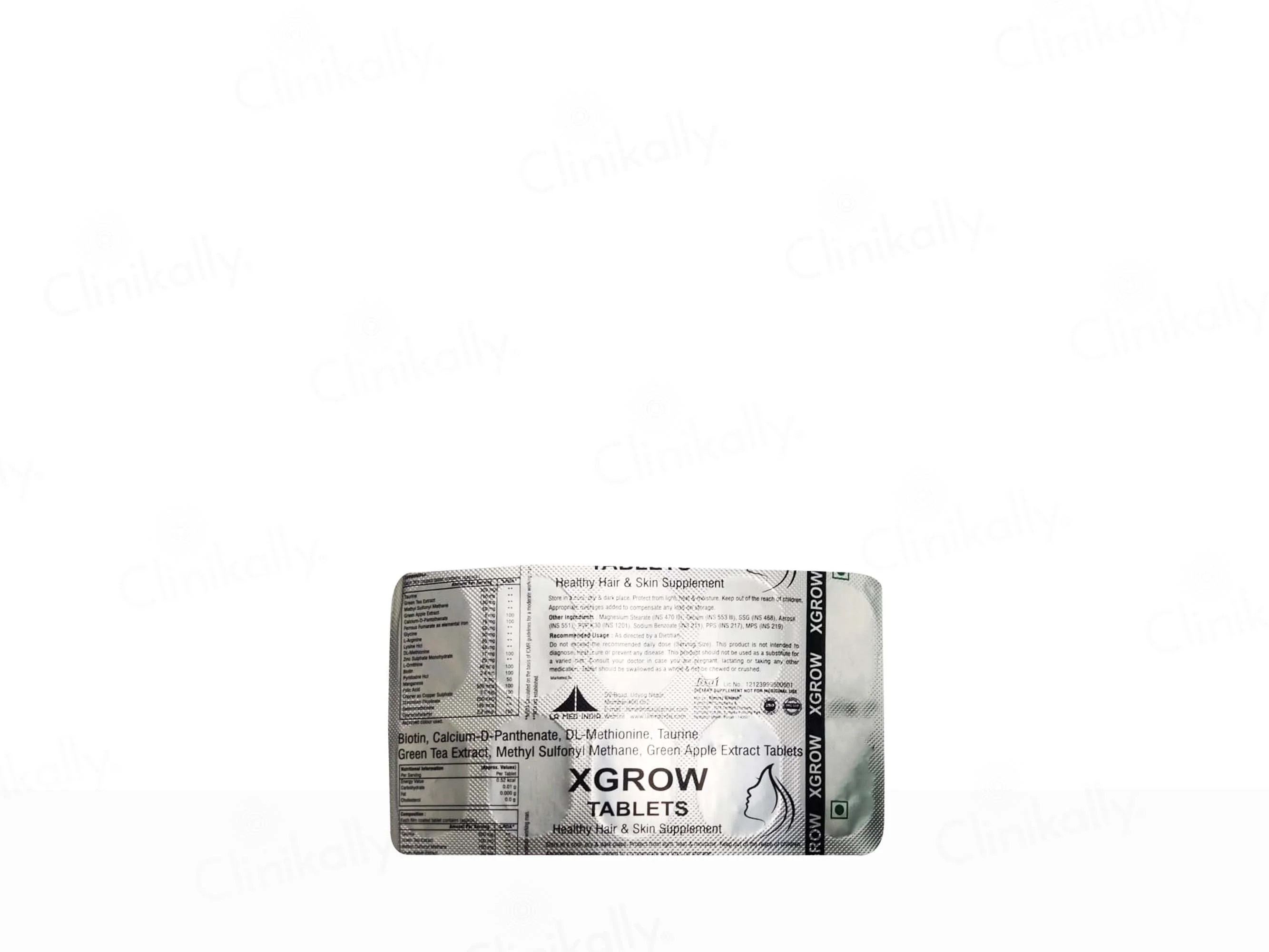 Xgrow Healthy Hair & Skin Supplement Tablet - Image 3