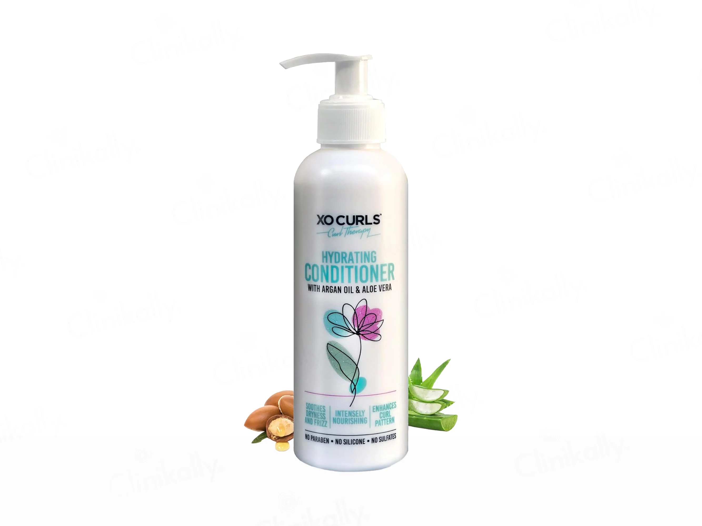 Xo Curls Hydrating Conditioner With Shea Butter, Argan Oil & Aloevera - Image 4