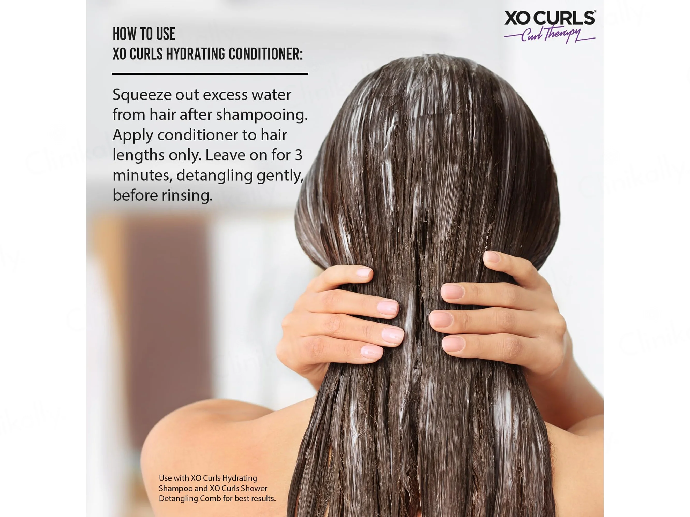Xo Curls Hydrating Conditioner With Shea Butter, Argan Oil & Aloevera - Image 7