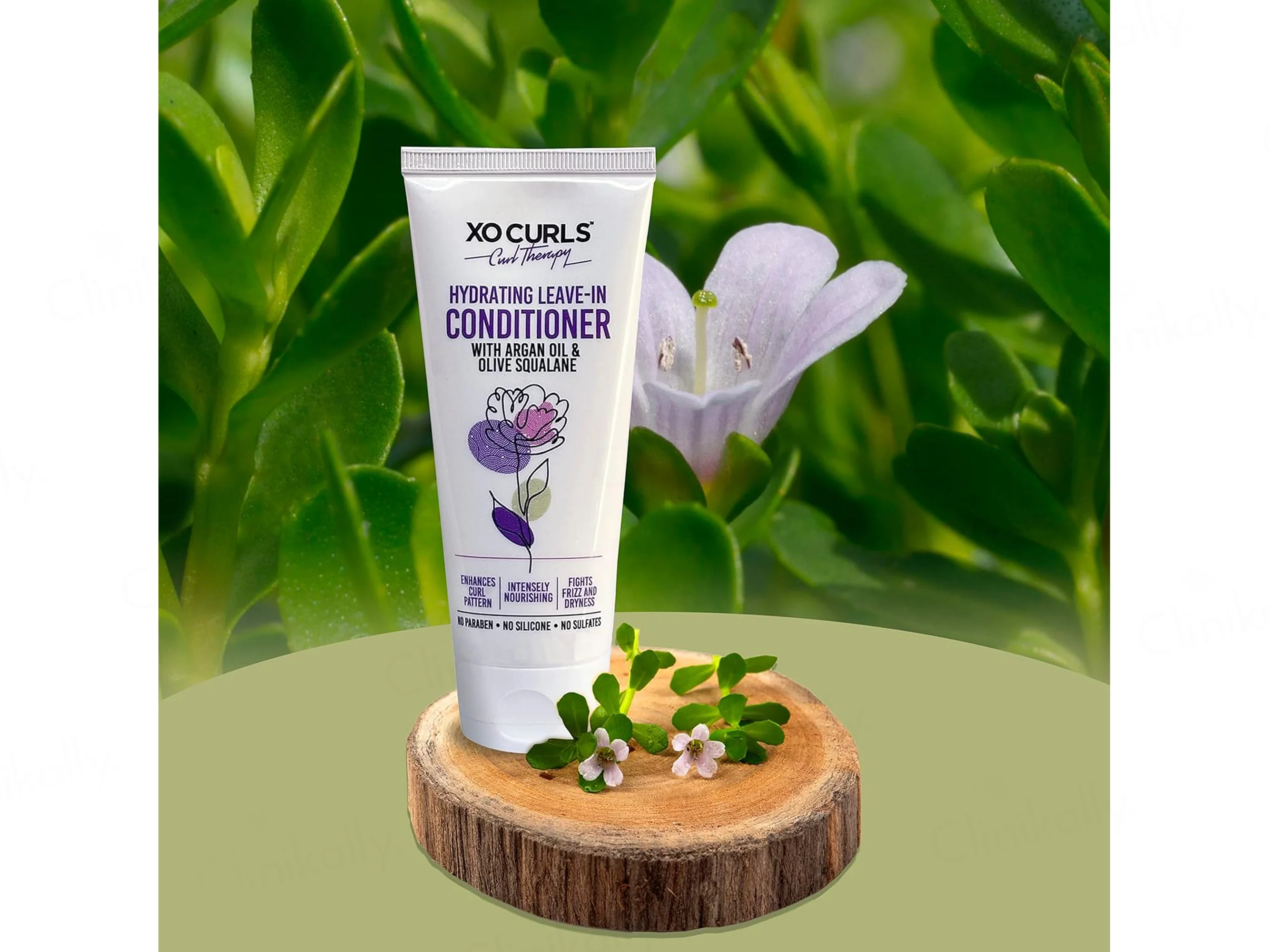 Xo Curls Hydrating Leave-In Conditioner With Brahmi, Olive Squalane & Argan Oil - Image 7
