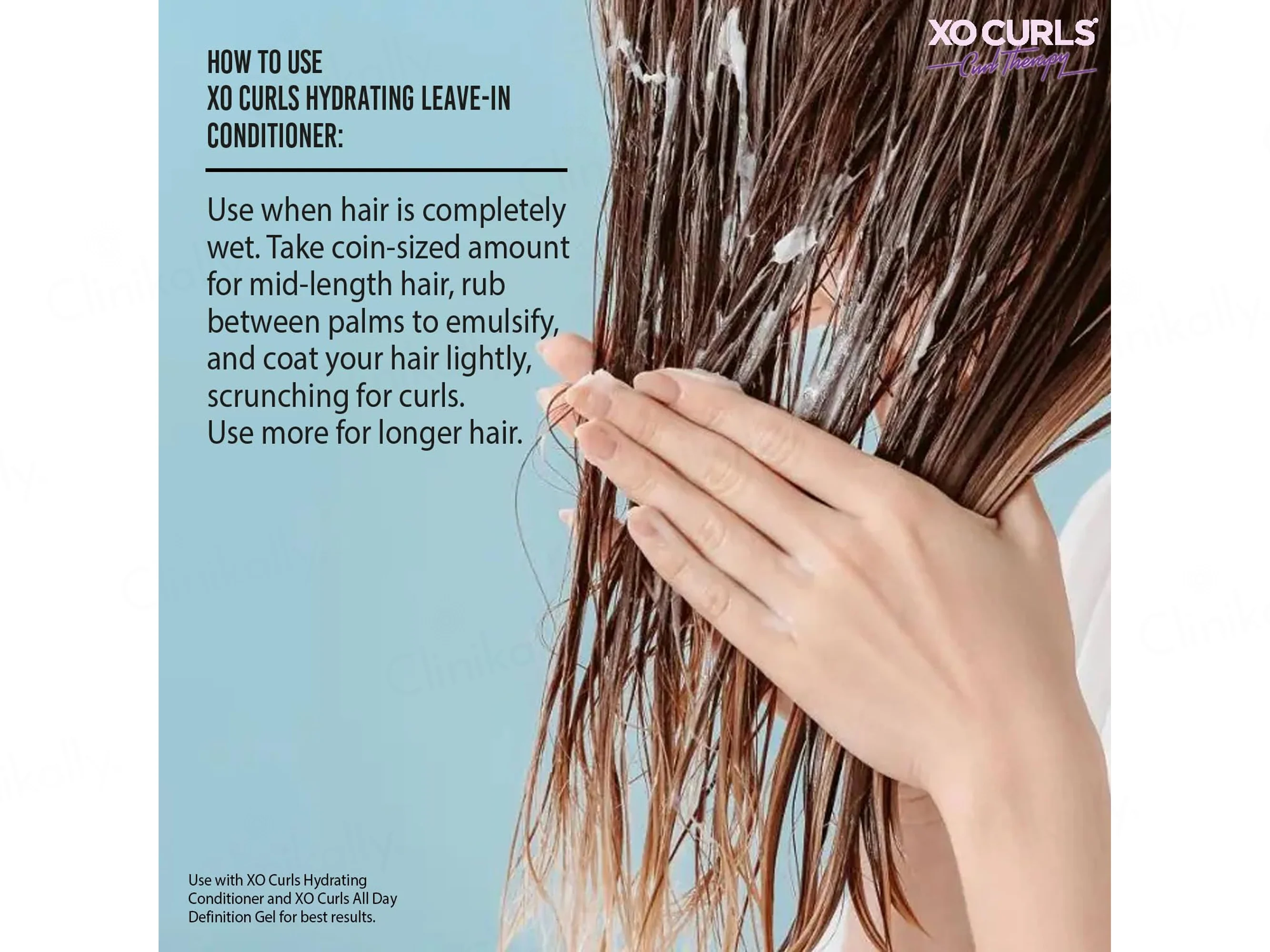 Xo Curls Hydrating Leave-In Conditioner With Brahmi, Olive Squalane & Argan Oil - Image 8