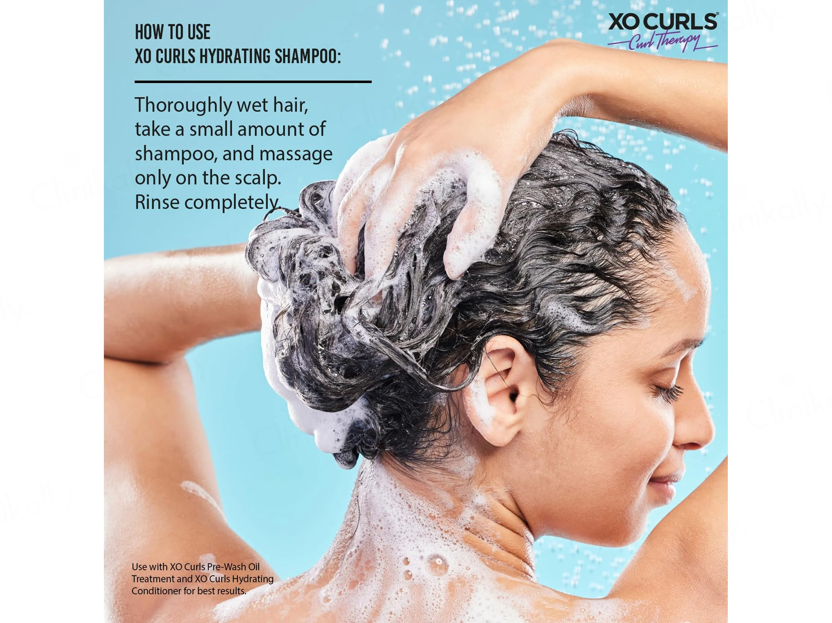 Xo Curls Hydrating Shampoo With Hibiscus, Flax Seed & Lavender - Image 7