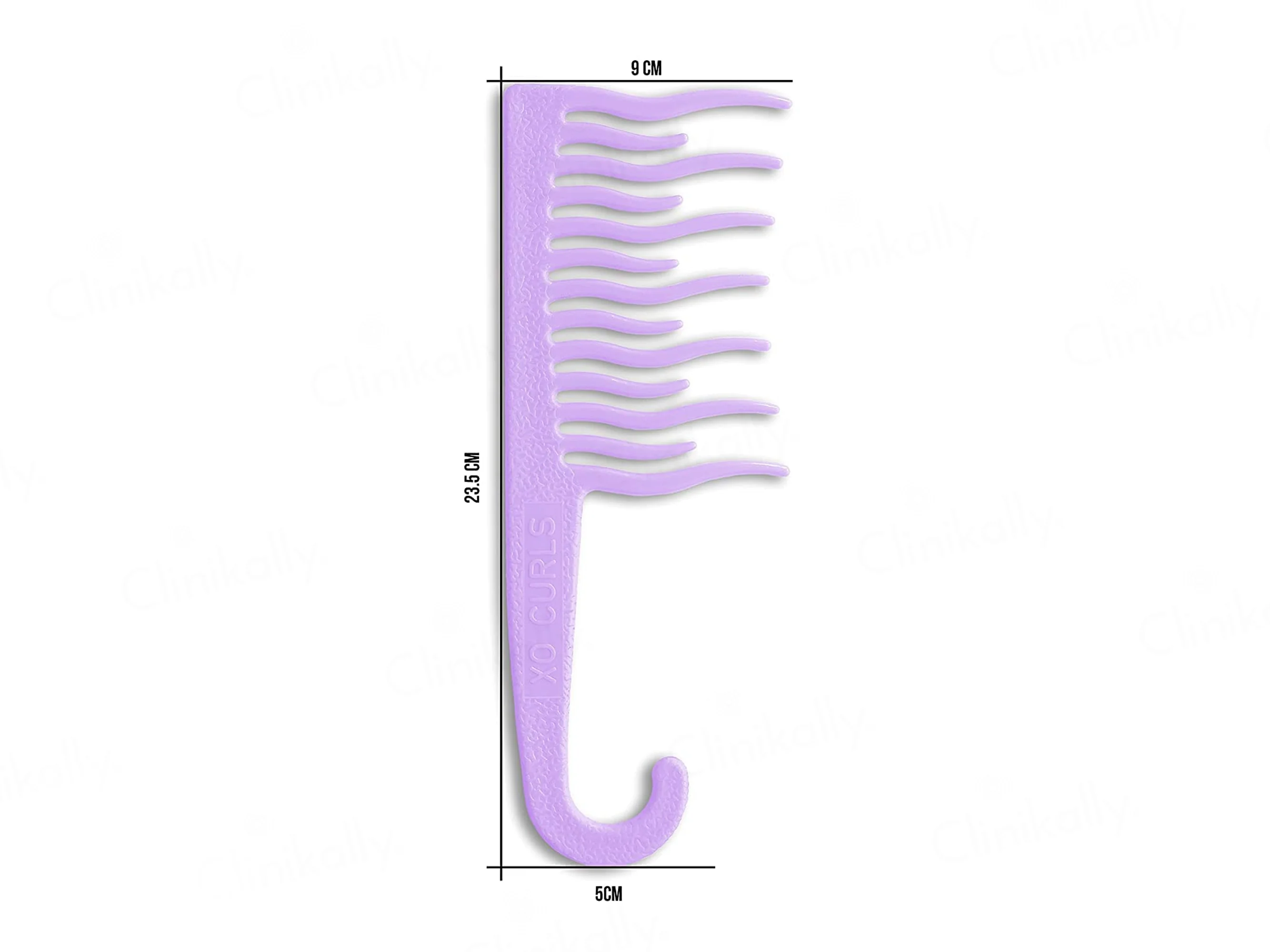 Xo Curls Shower Detangling Comb - Green - Image 4