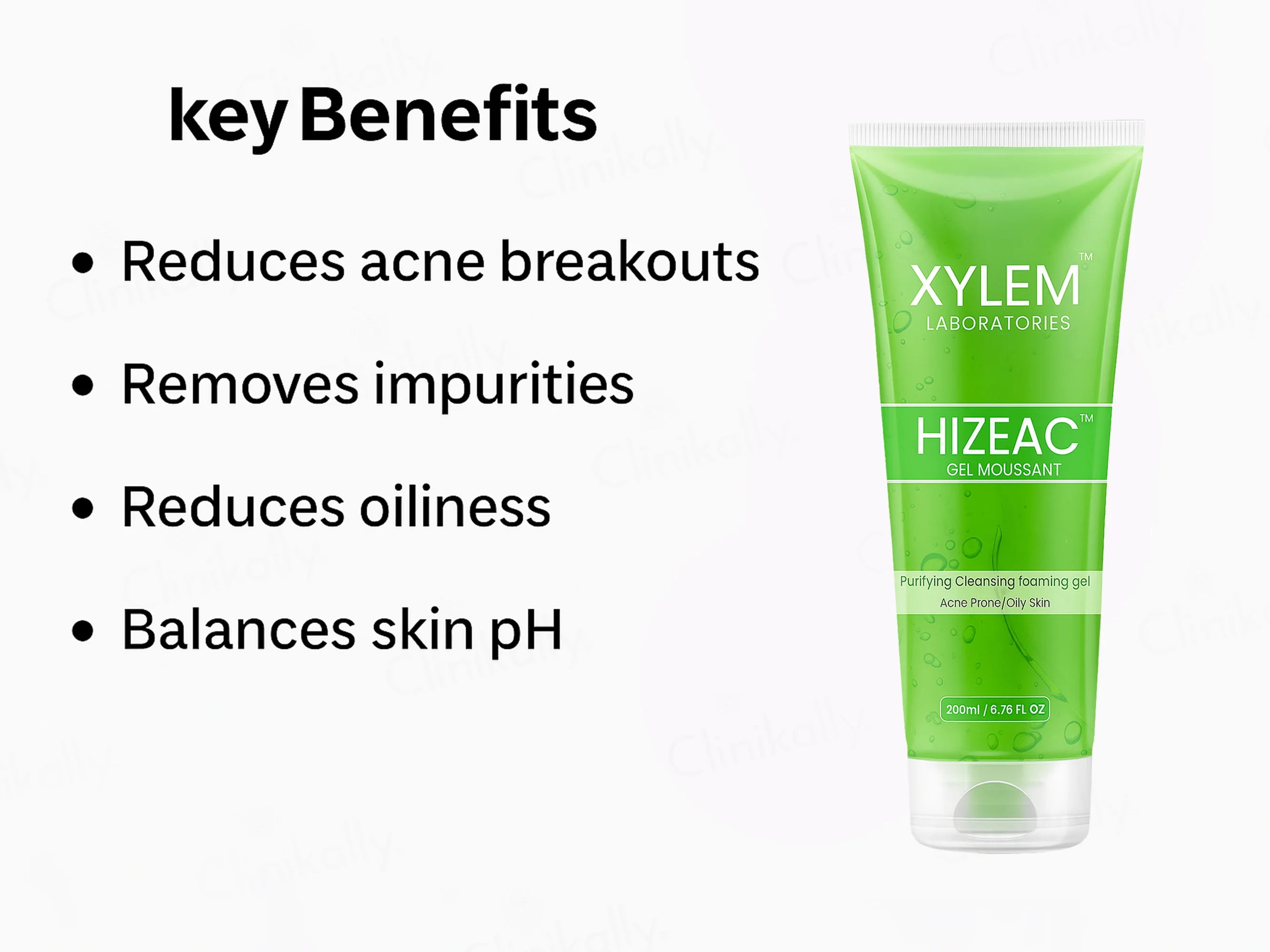 Xylem Hizeac Gel Moussant Purifying Cleansing Foaming Gel - Image 2