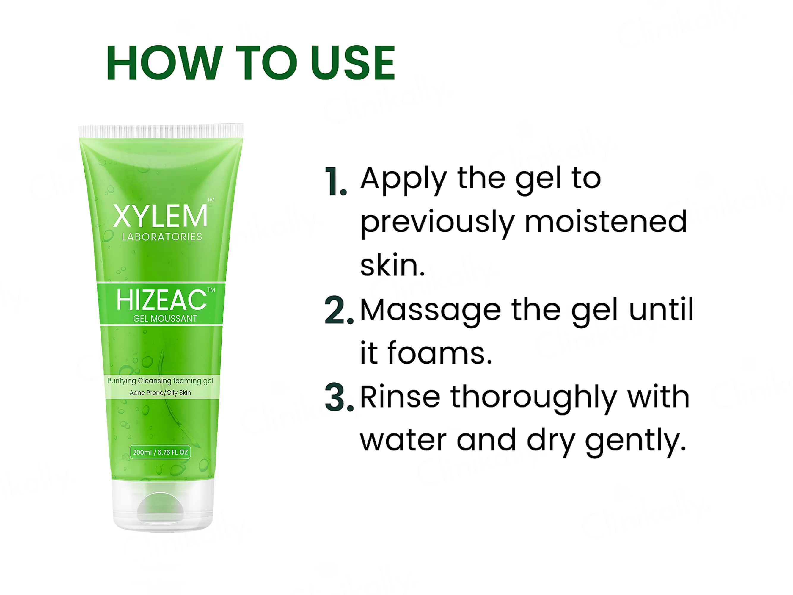 Xylem Hizeac Gel Moussant Purifying Cleansing Foaming Gel - Image 3